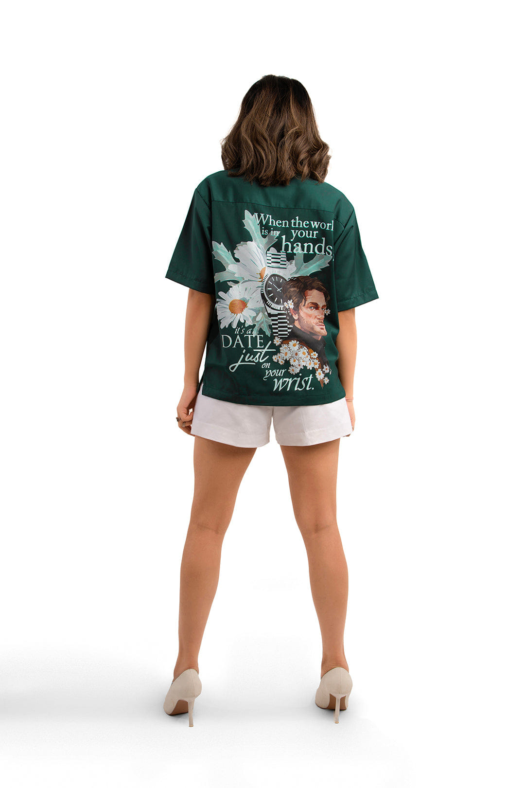 Recnstrct DATEjust shirt - Bottle green