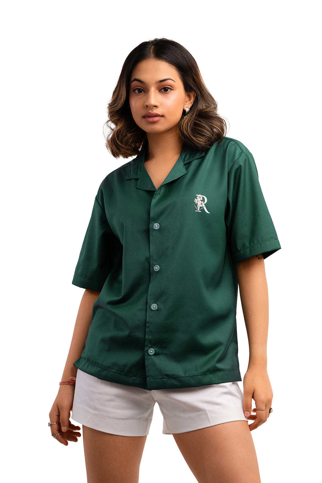 Recnstrct DATEjust shirt - Bottle green