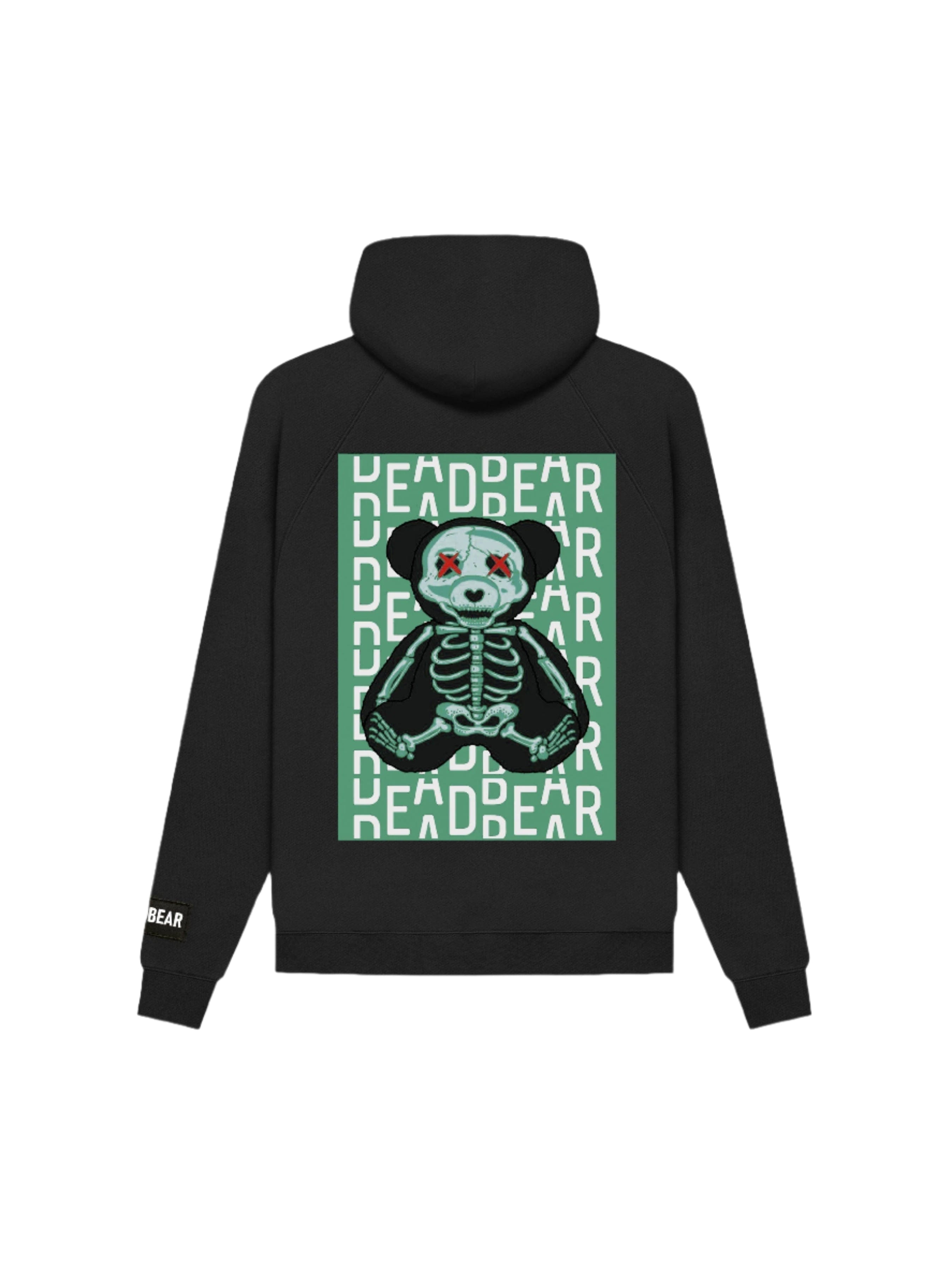 Deadbear Skeleton Hoodie Black