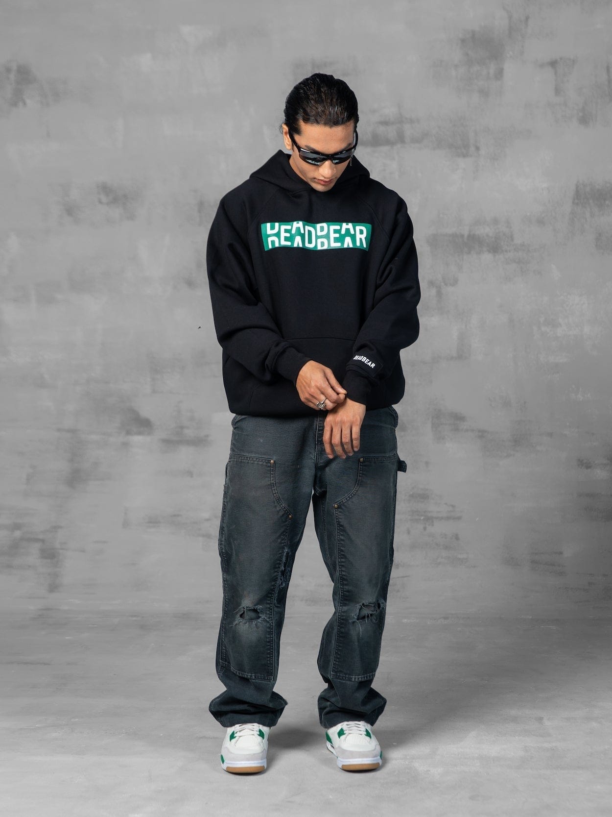 Deadbear Skeleton Hoodie Black
