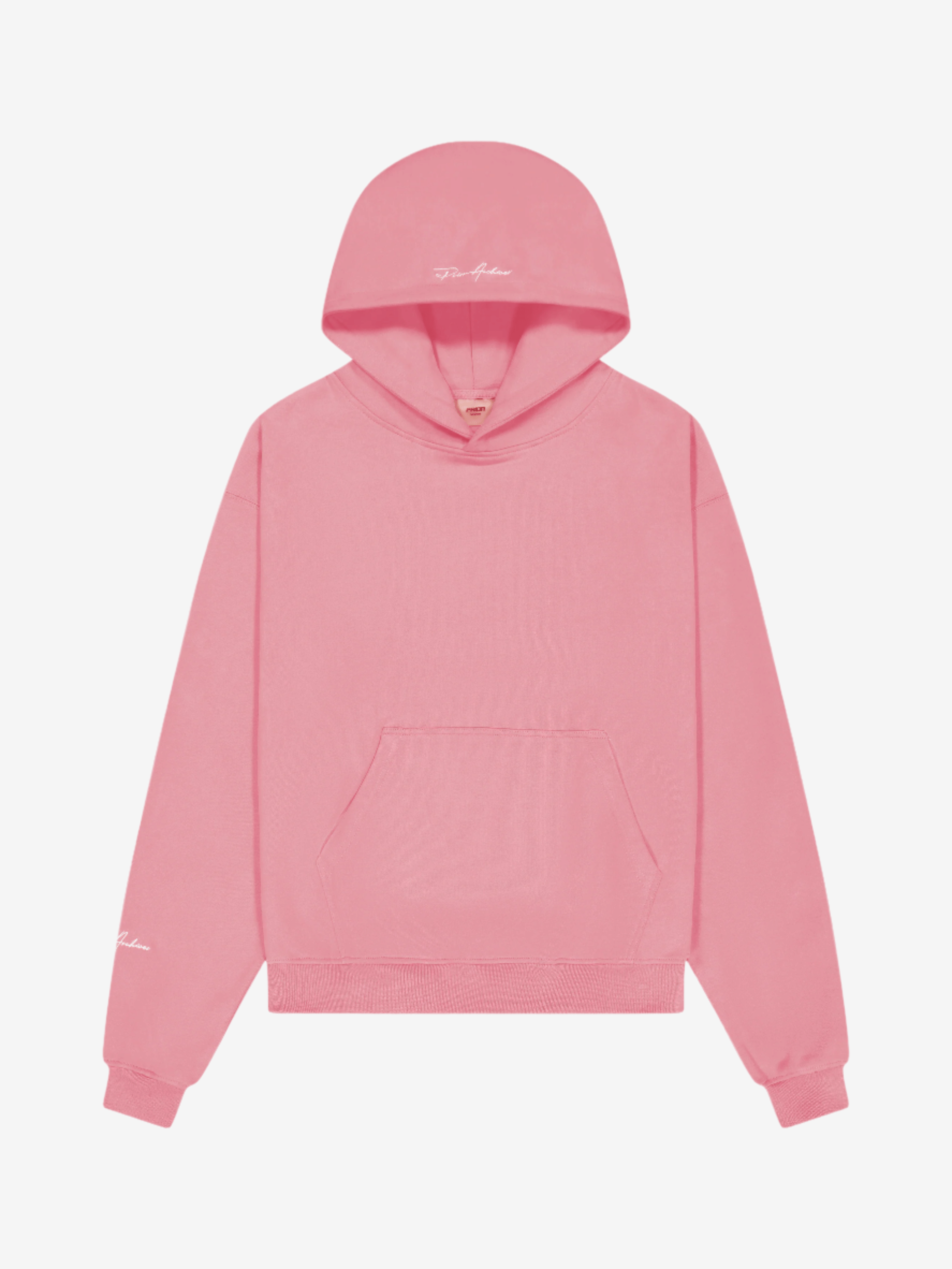 Prior Archives Prior Embroidery Logo Oversized Cropped Hoodie Sakura