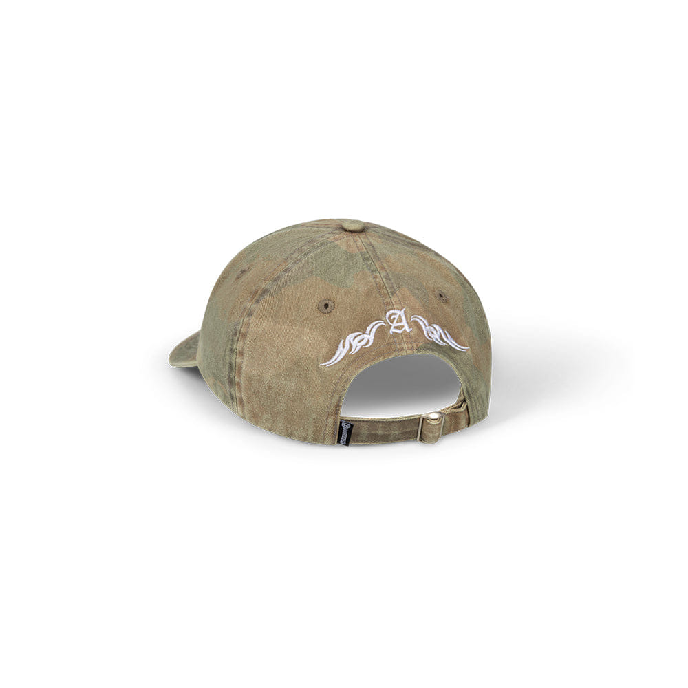 Aries Camo Temple Cap - Olive
