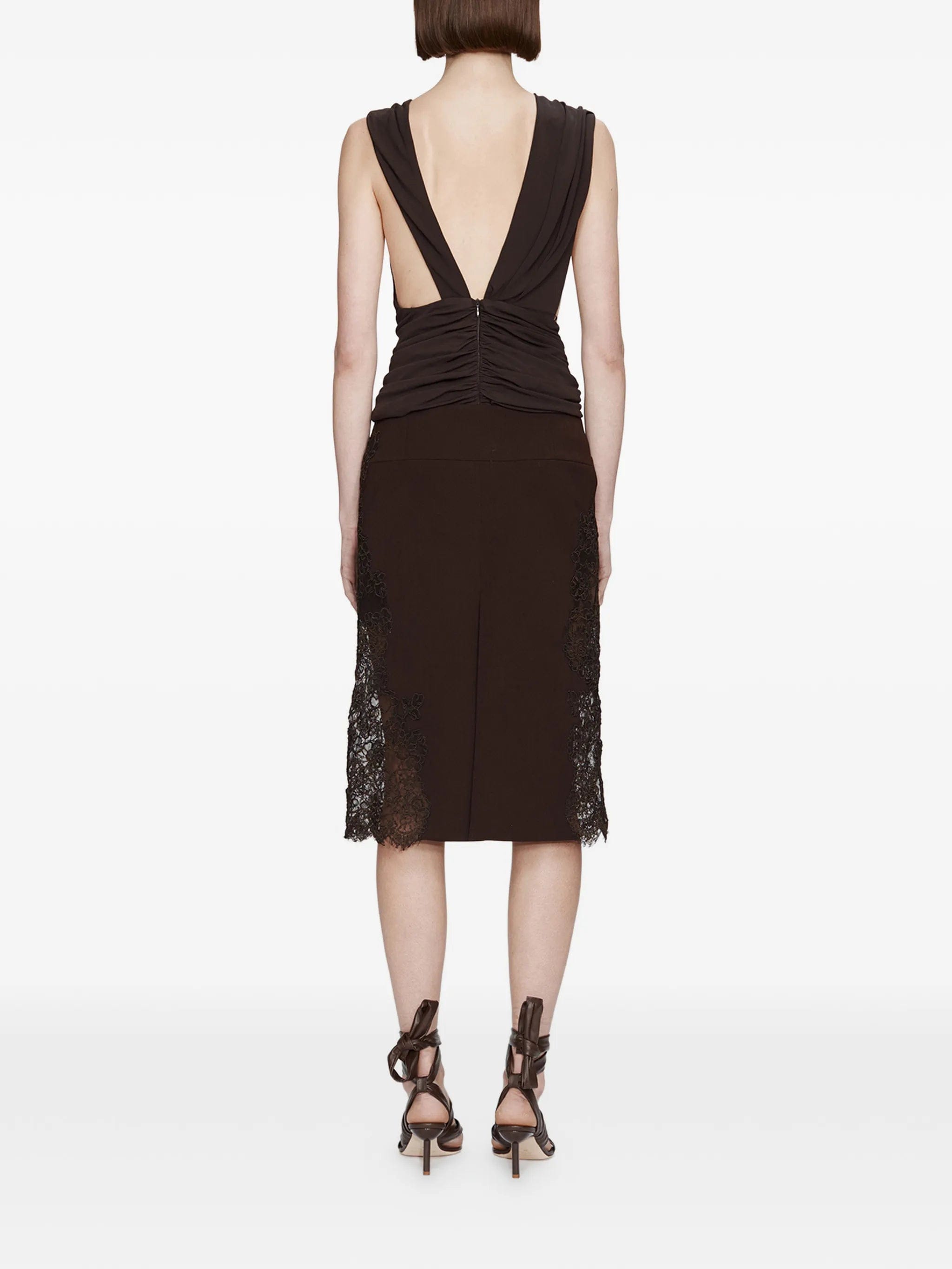 Christopher Esber gathered drape blouse