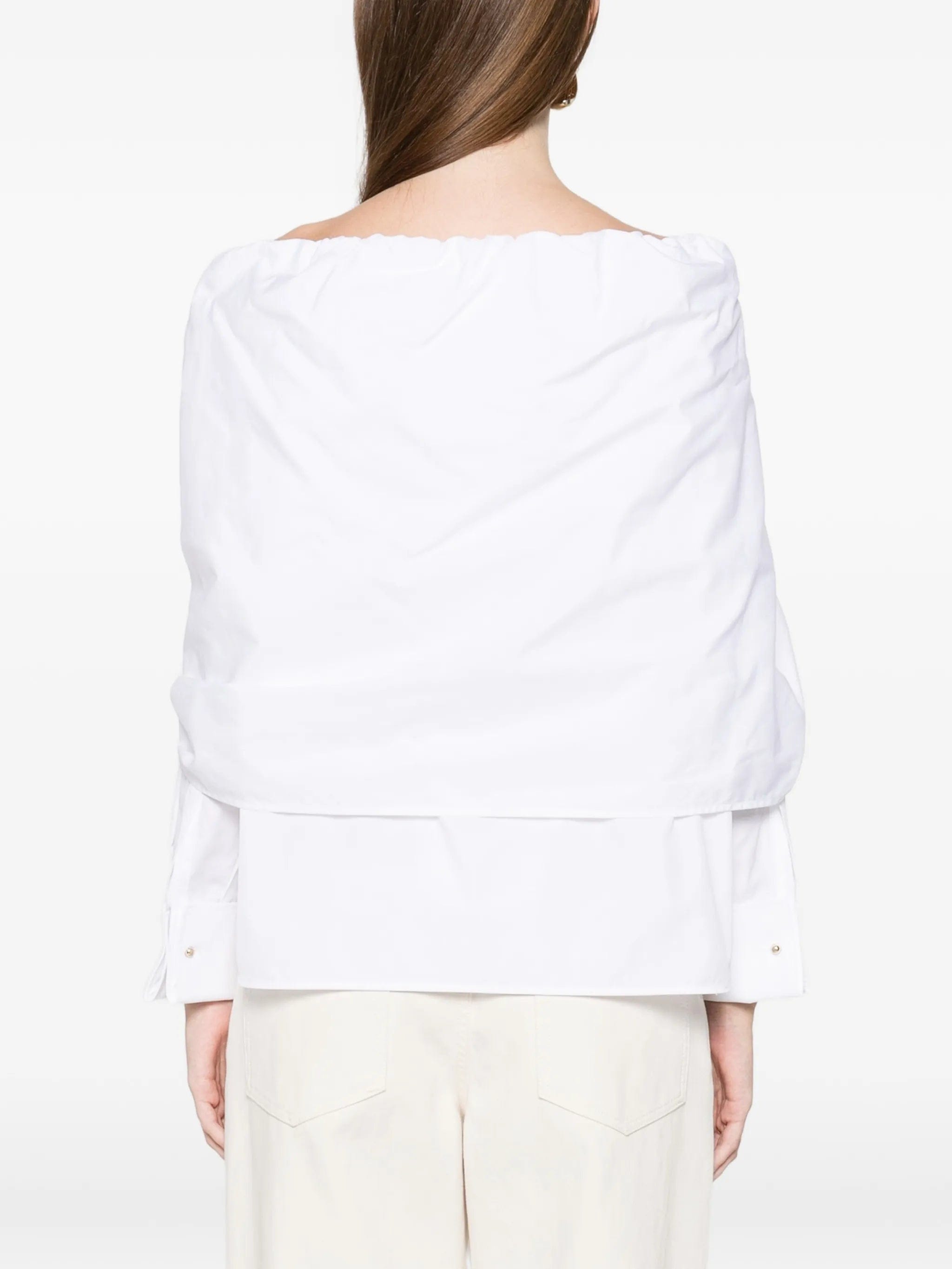 Max Mara Curvone bow - detail shirt