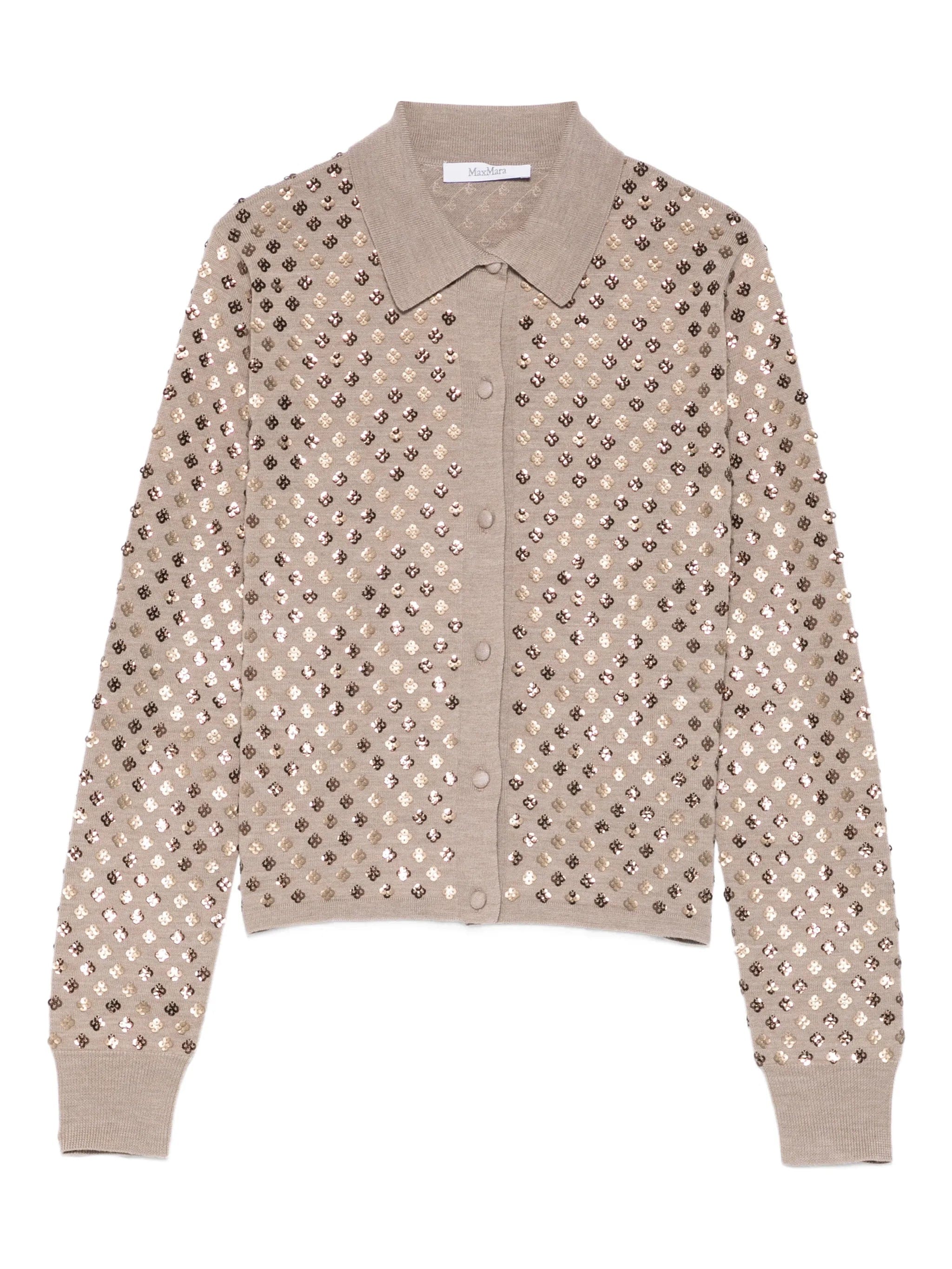 Max Mara Ragno sequin - embellished cardigan