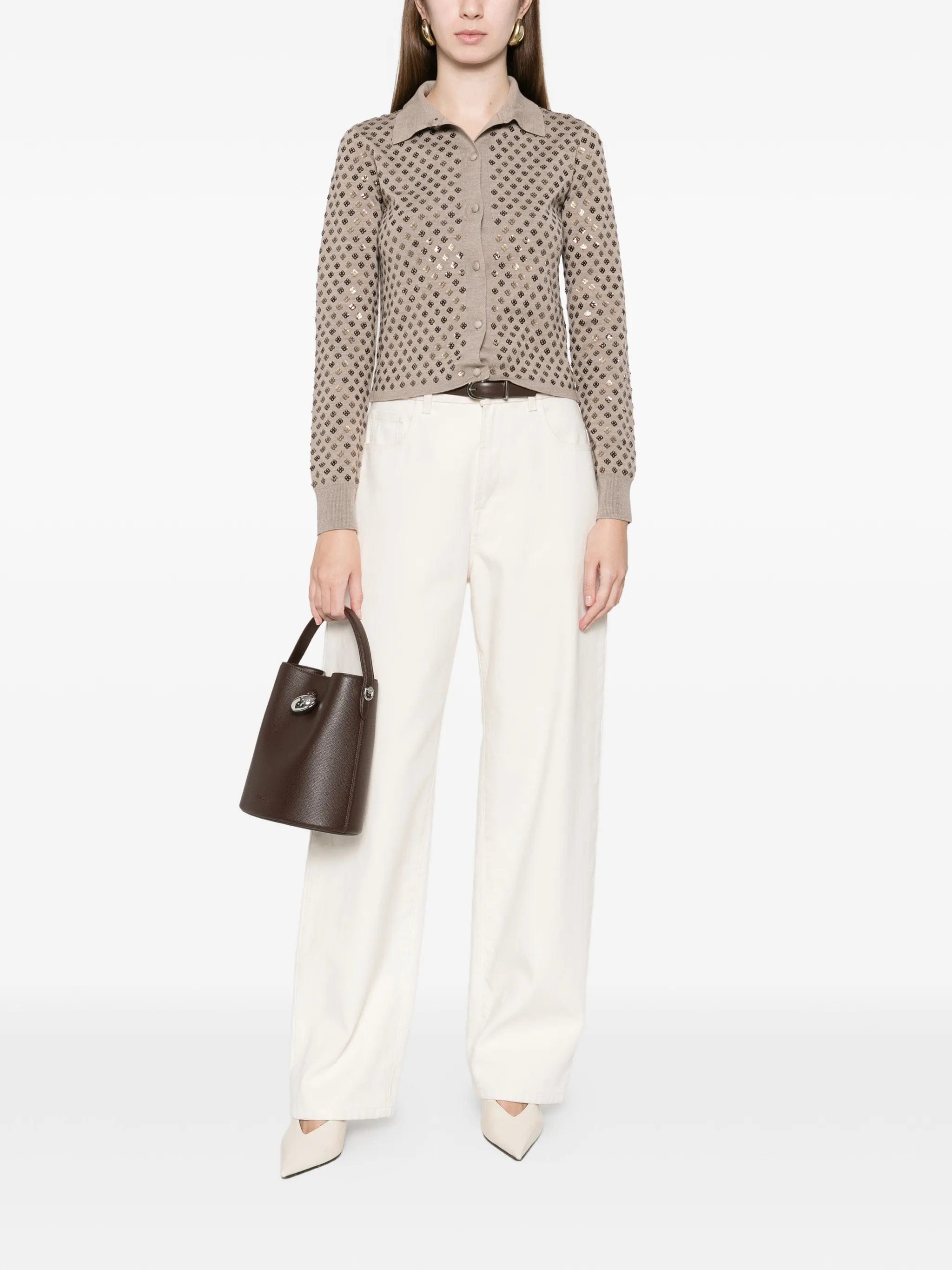 Max Mara Ragno sequin - embellished cardigan