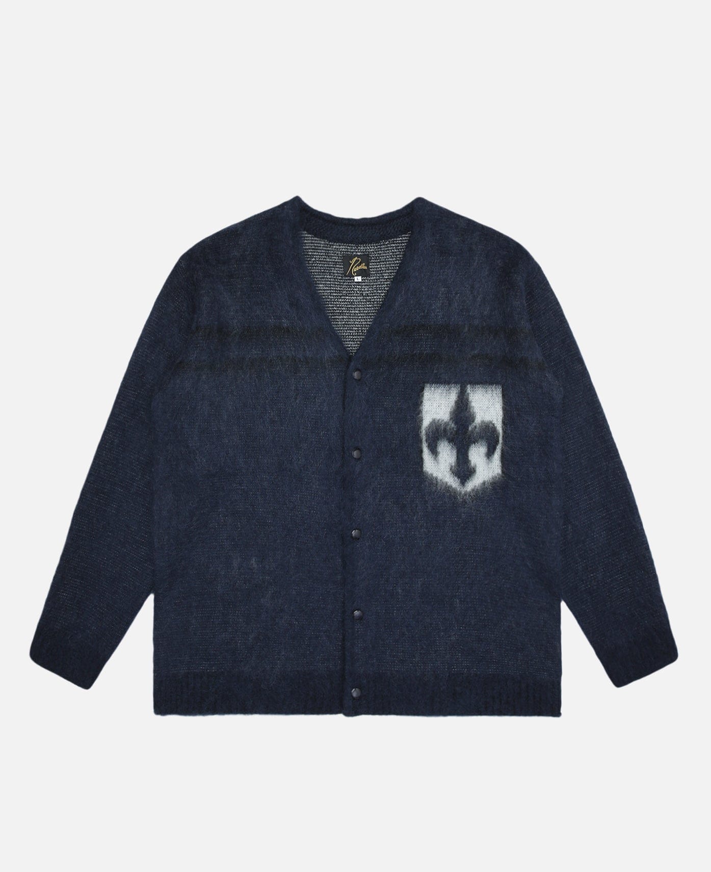 Needles Mohair Cardigan - Emblem (Navy)
