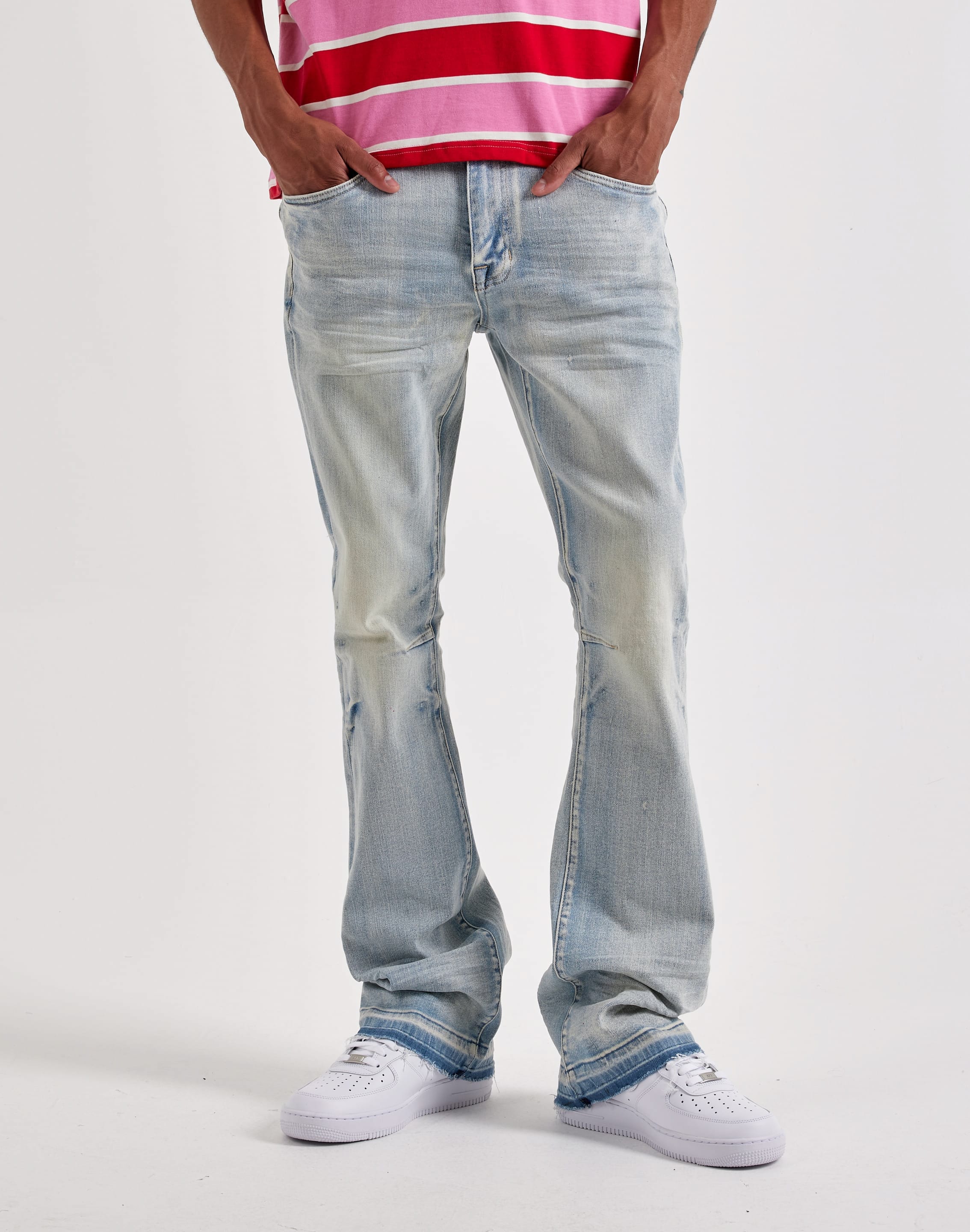 Smoke Rise Stacked Denim Jeans