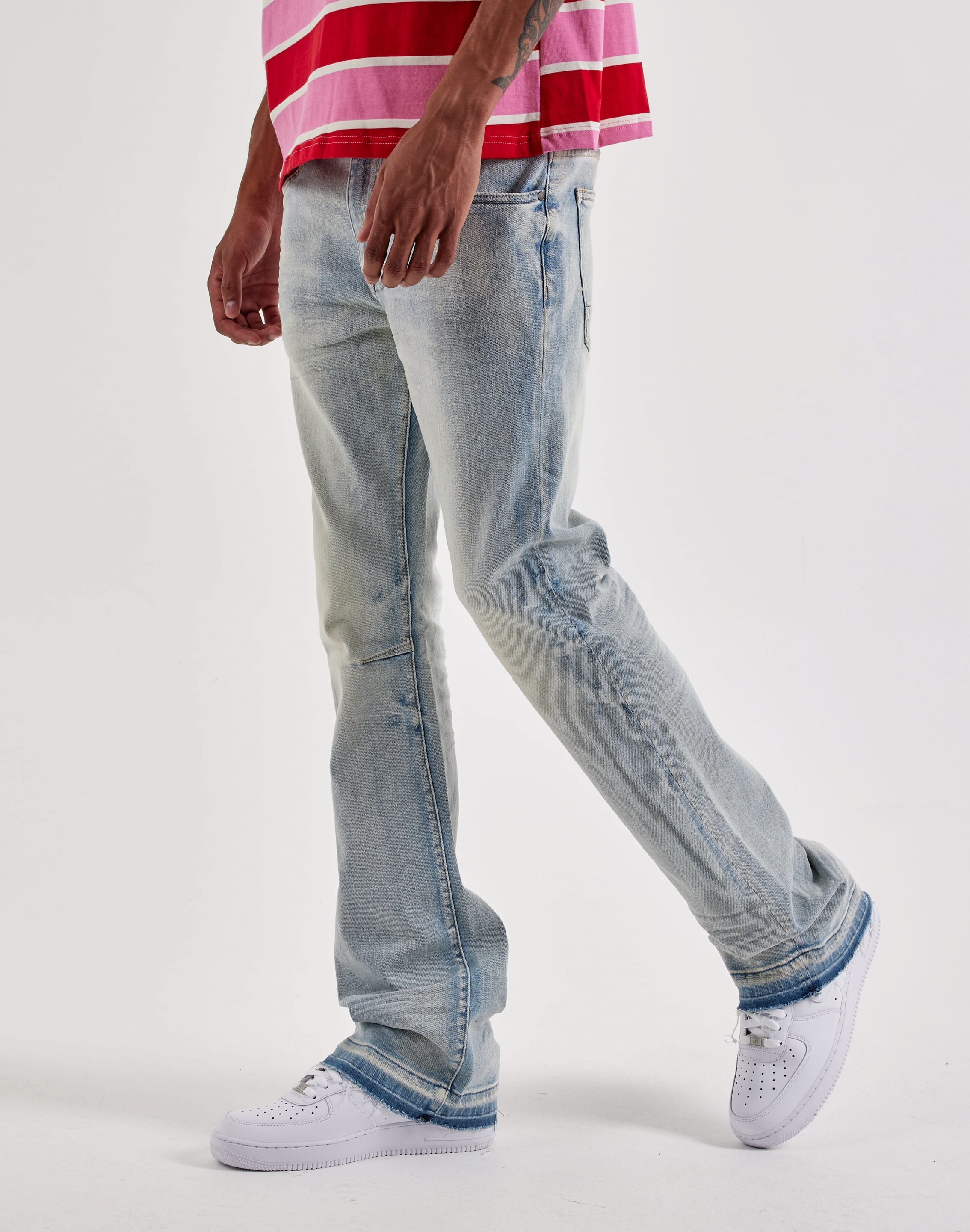Smoke Rise Stacked Denim Jeans