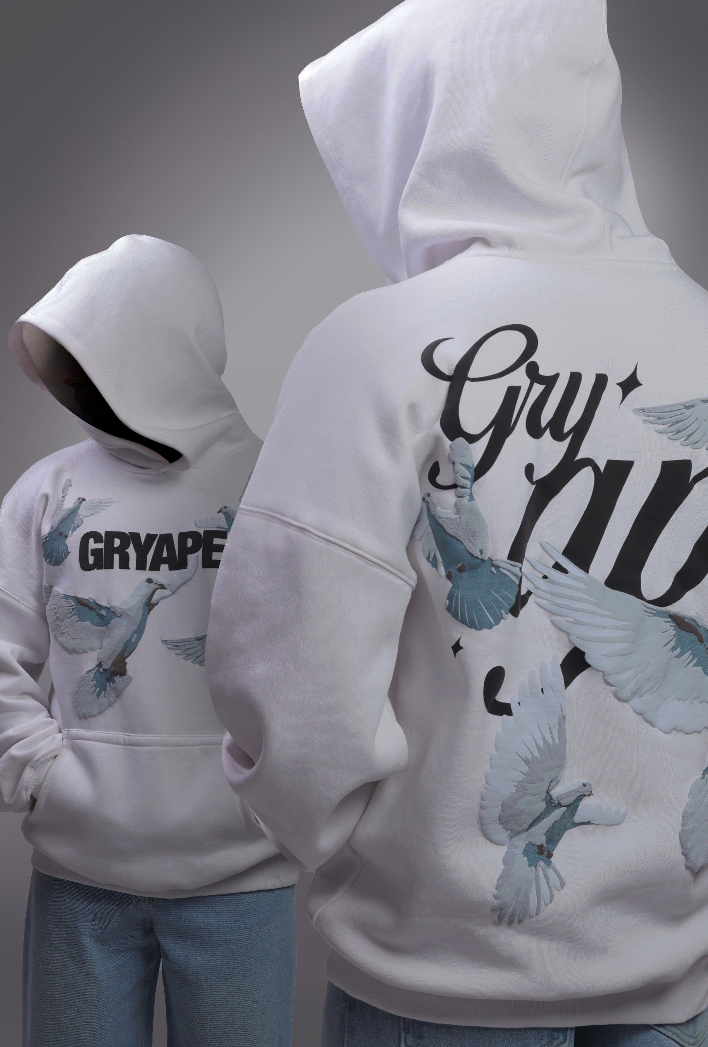 Gryape SILVER WINGS HOODIE