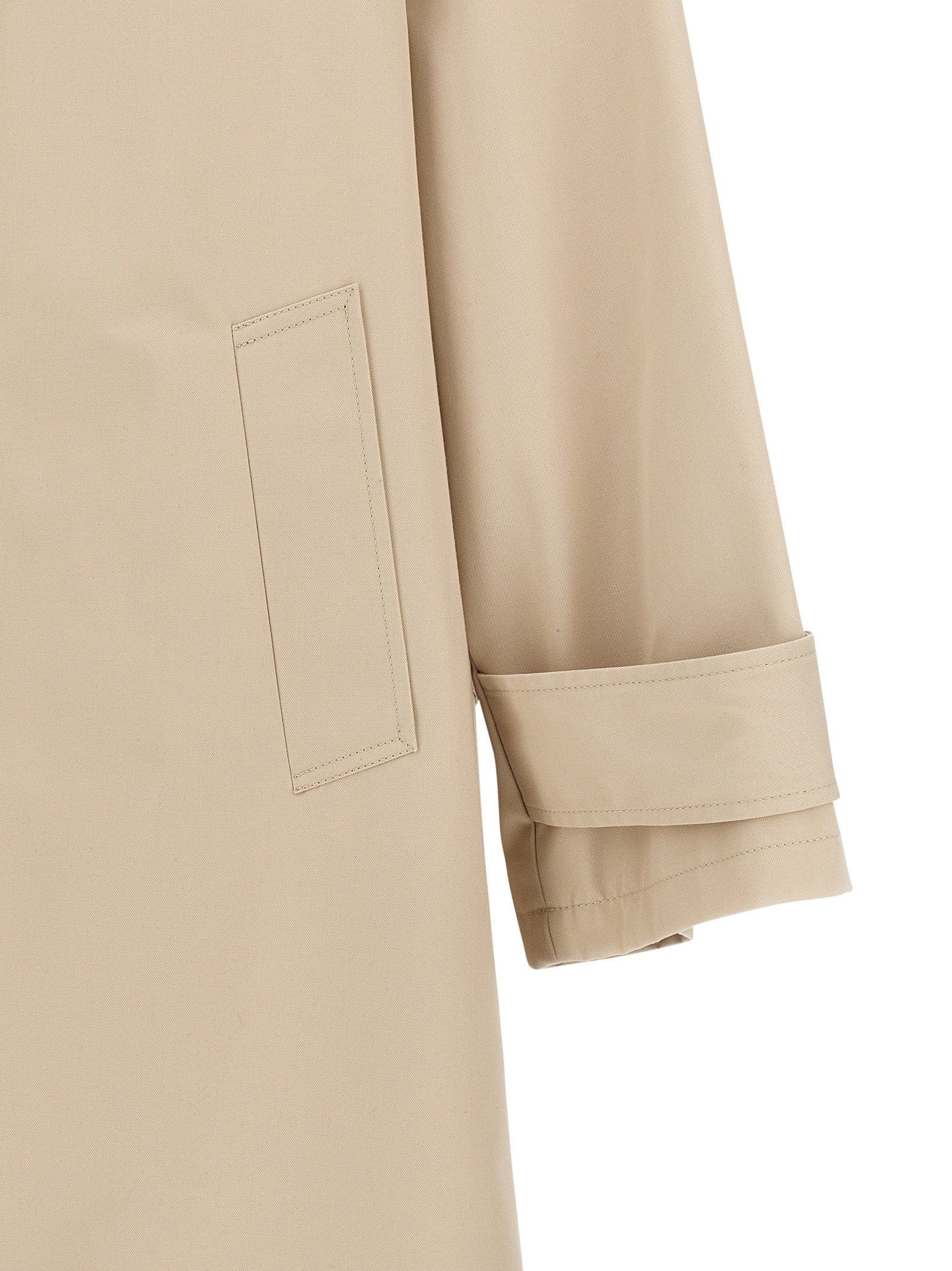 Thom Browne Water - Repellent Cotton Trench Coat — Beige