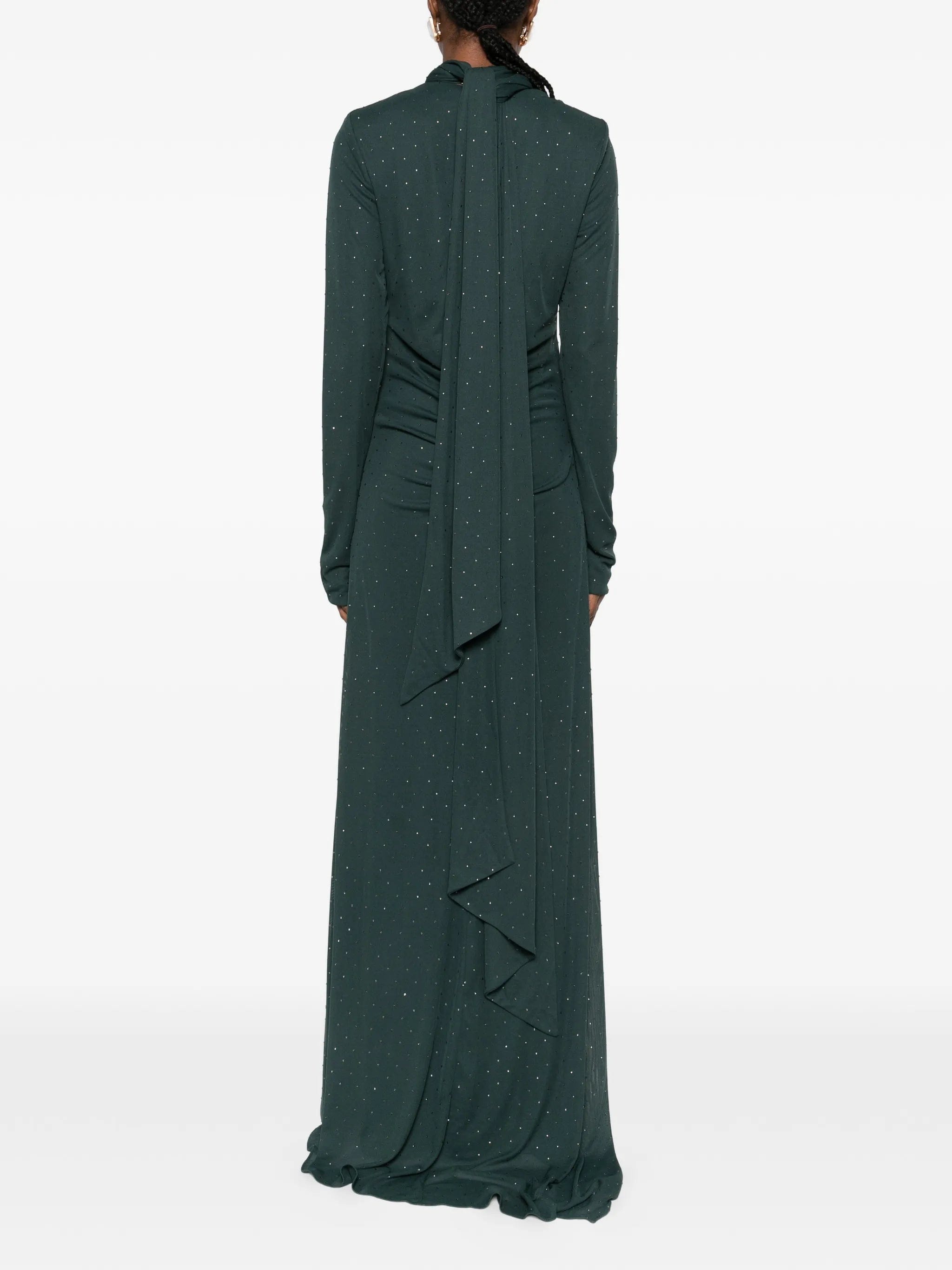 Rotate Birger Christensen scarf - neck maxi dress