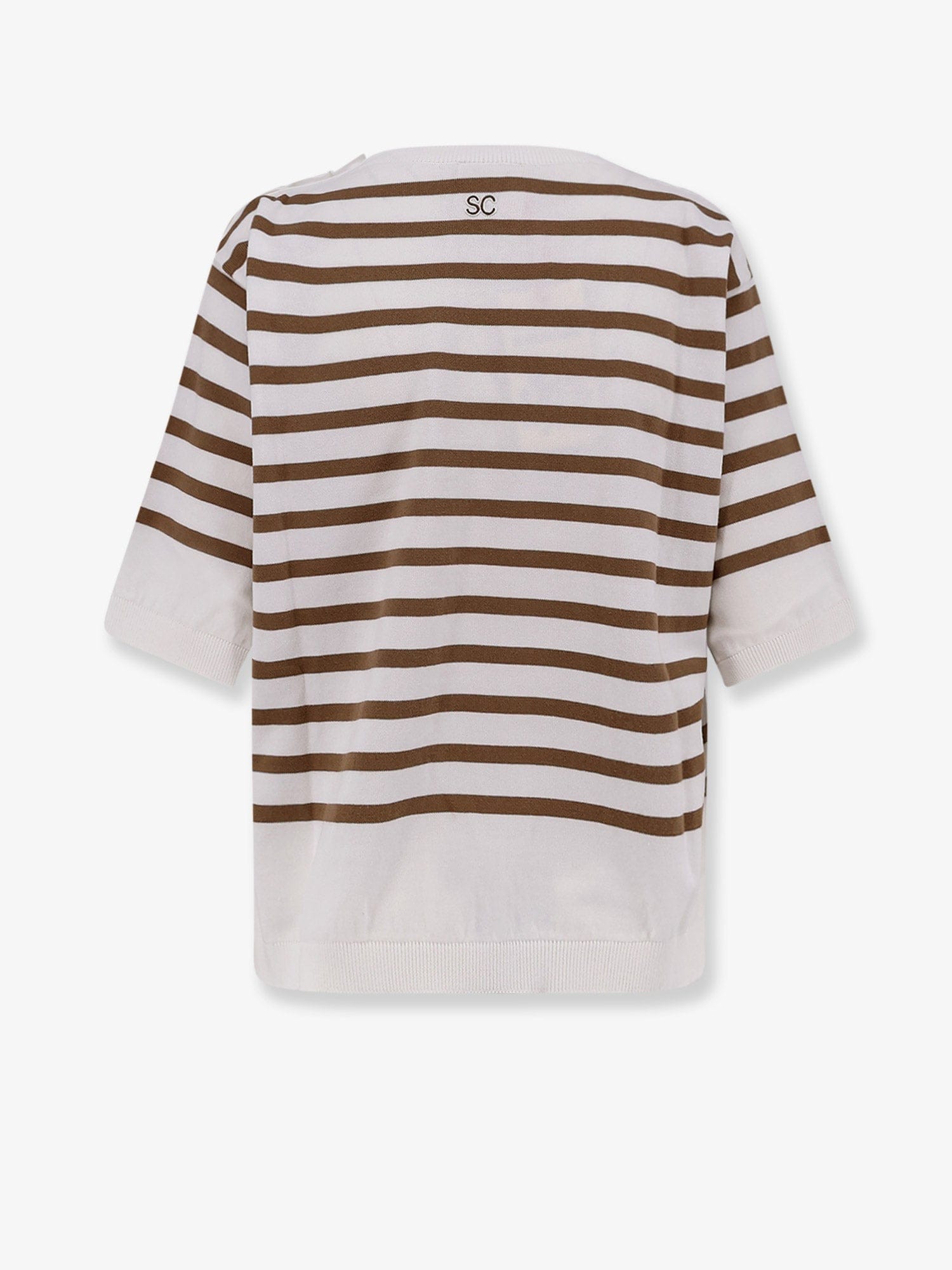 Semicouture Striped cotton sweater