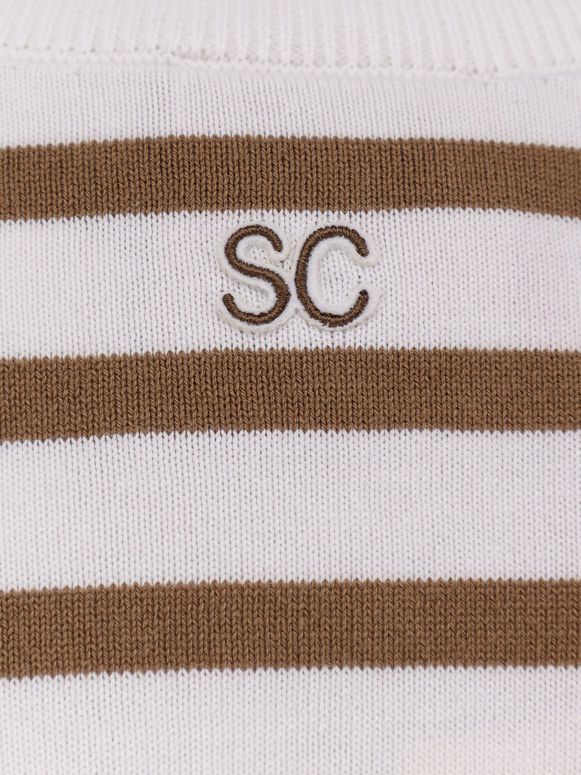 Semicouture Striped cotton sweater