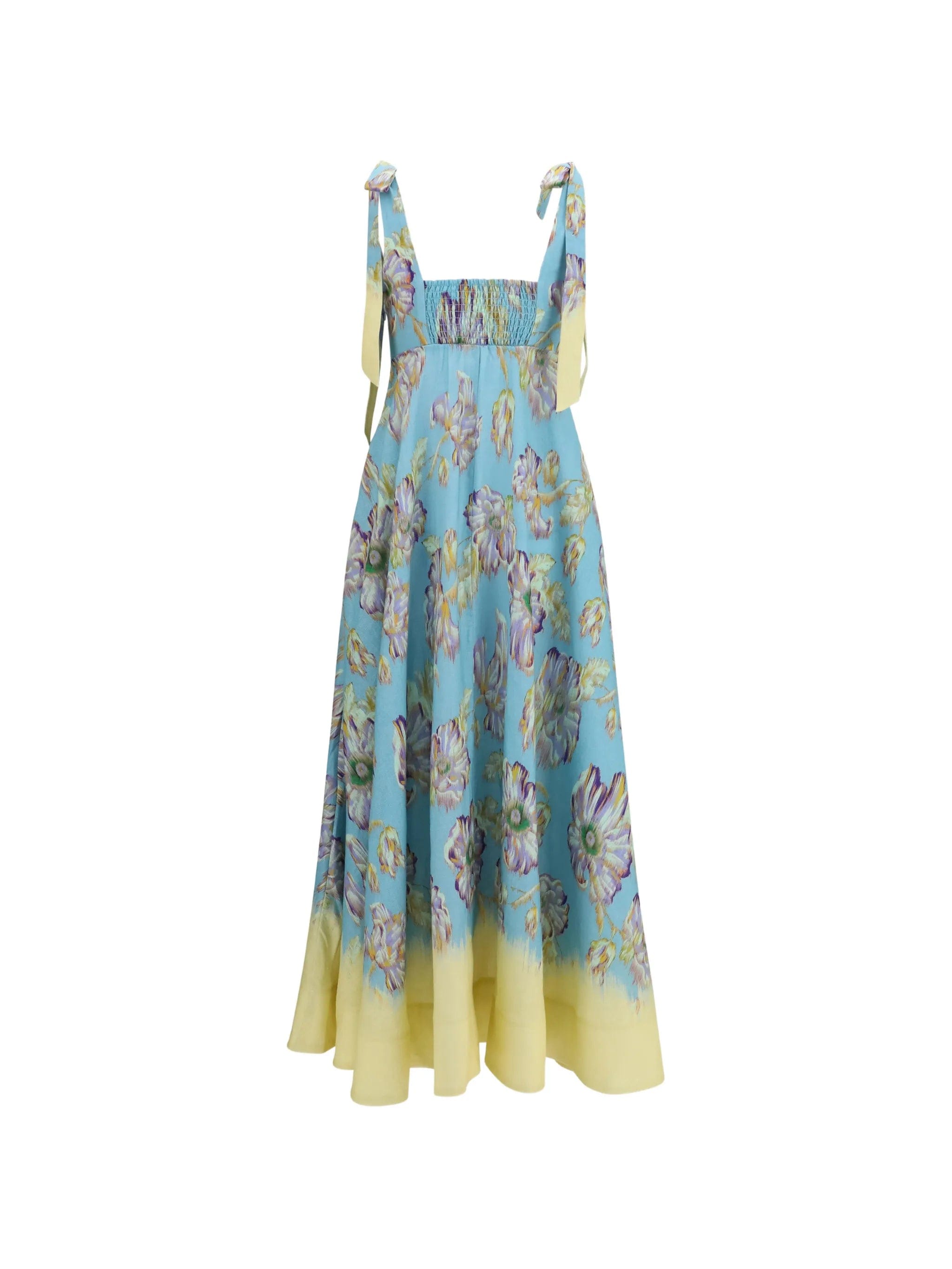 Alemais Jerry floral - print linen midi dress