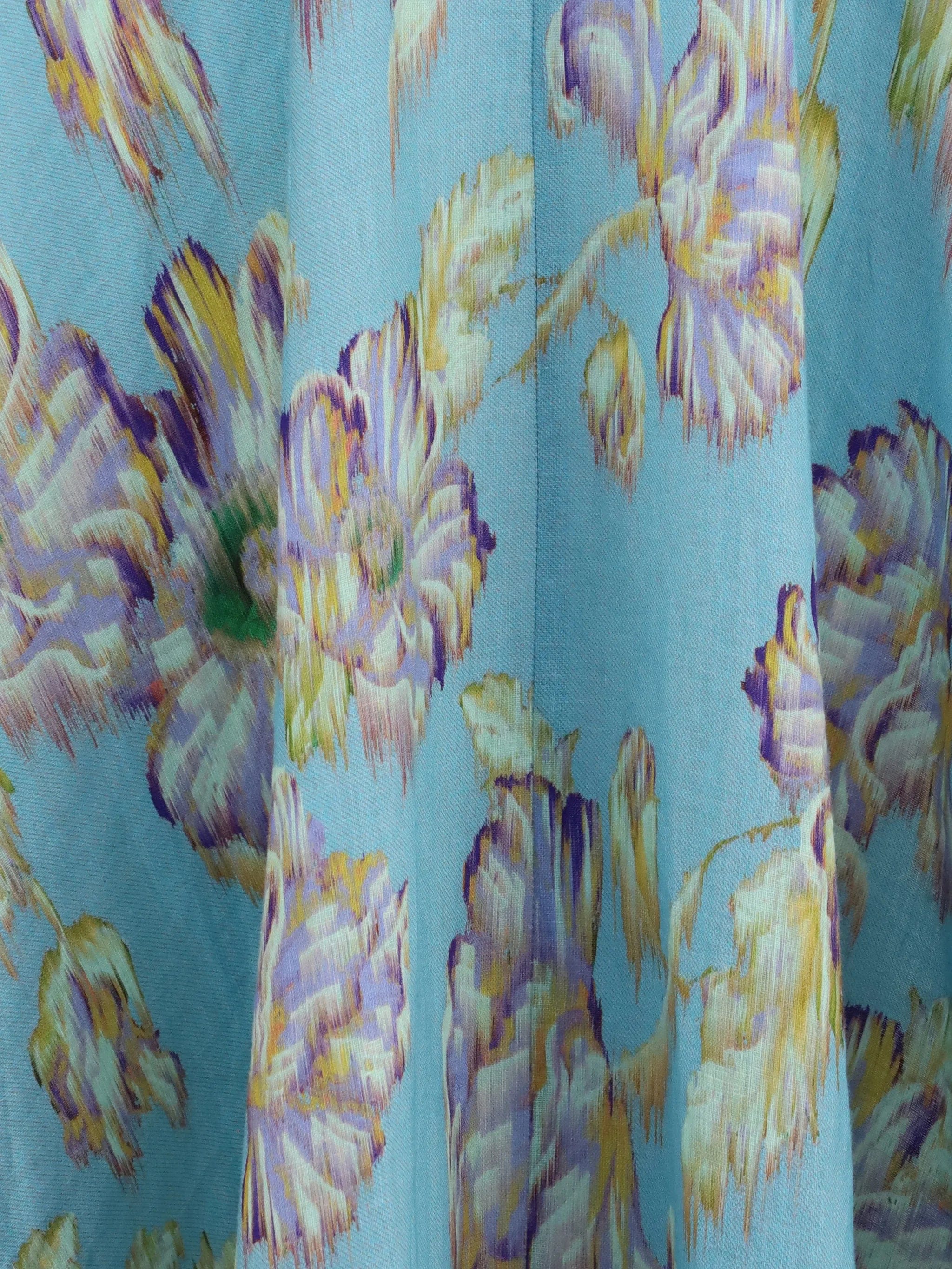 Alemais Jerry floral - print linen midi dress