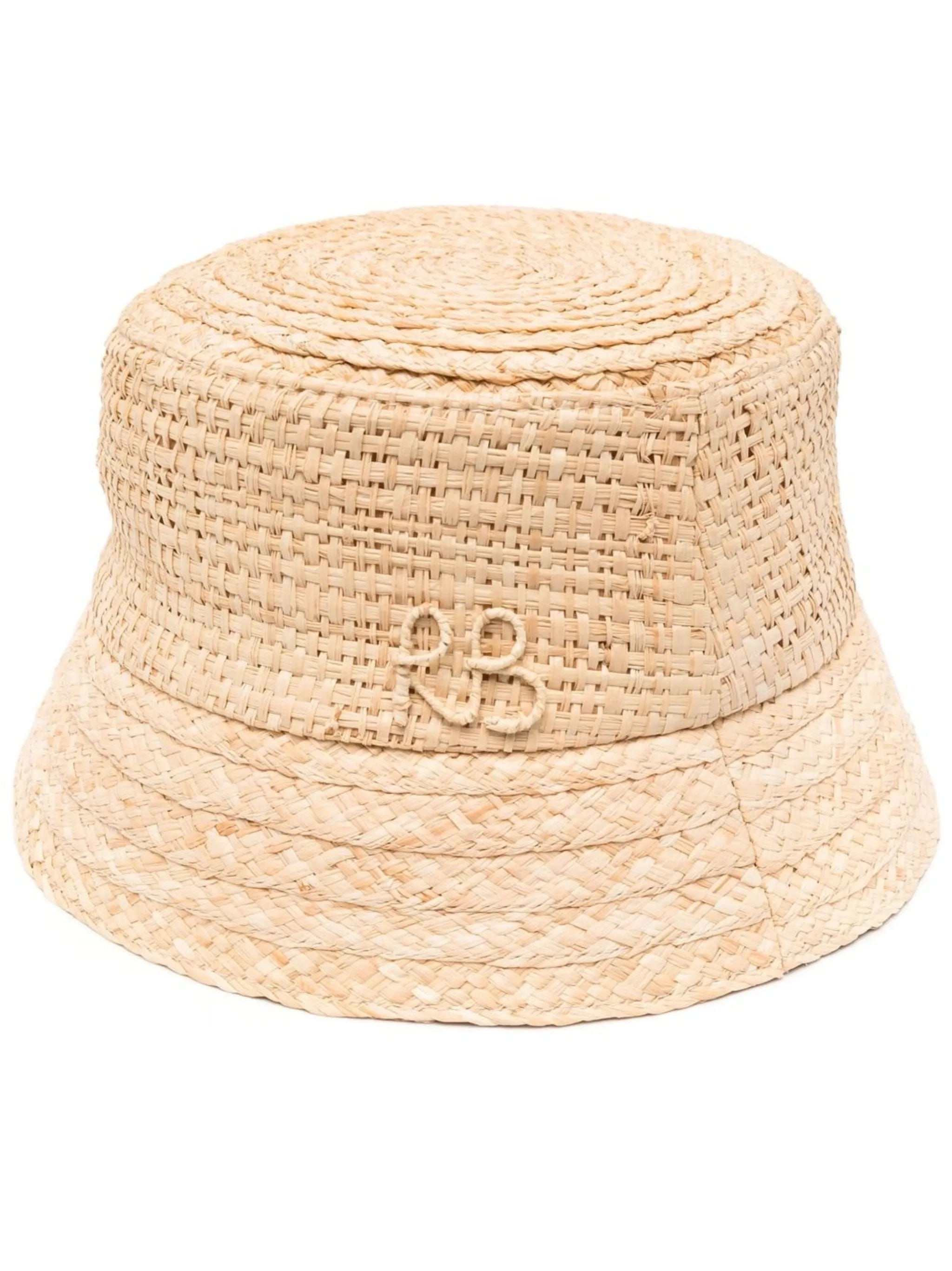 Ruslan Baginskiy woven jute bucket hat