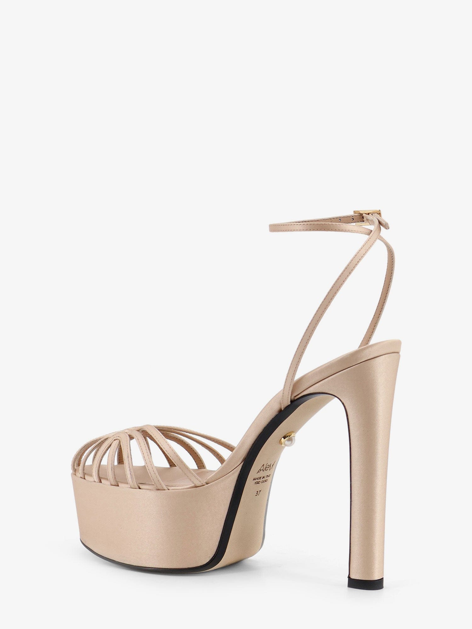 ALEVI` Eva satin sandals
