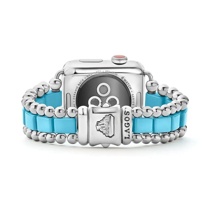 Lagos Smart Caviar Blue Ceramic Watch Bracelet - 12 - 90009 - CT7
