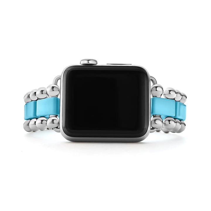 Lagos Smart Caviar Blue Ceramic Watch Bracelet - 12 - 90009 - CT7