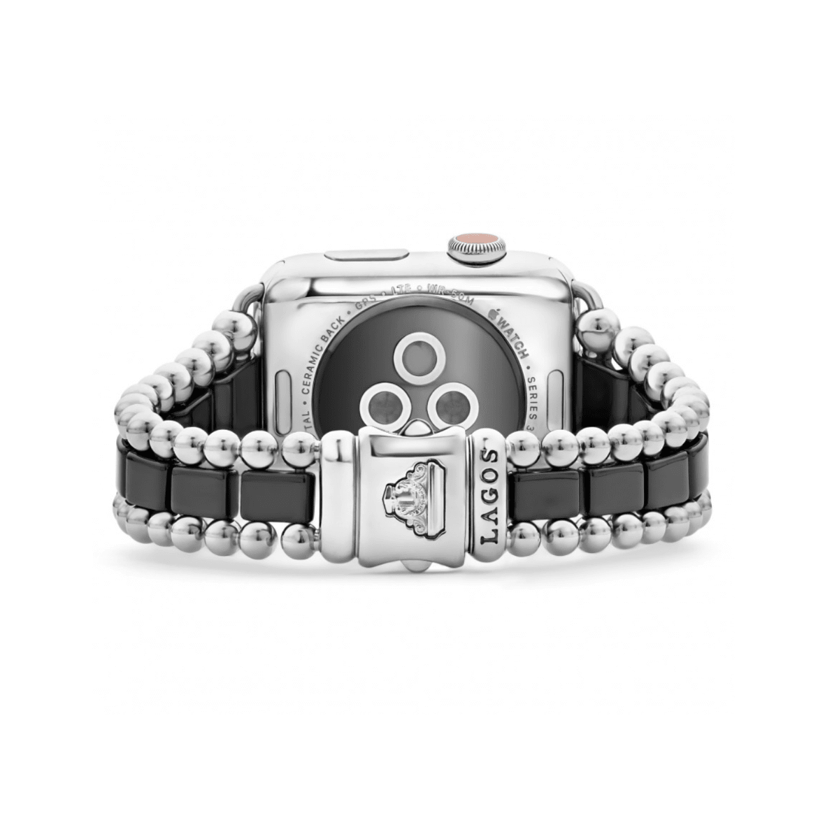 Lagos Smart Caviar Black Ceramic Watch Bracelet, 42/44 mm - 12 - 90010 - CB8