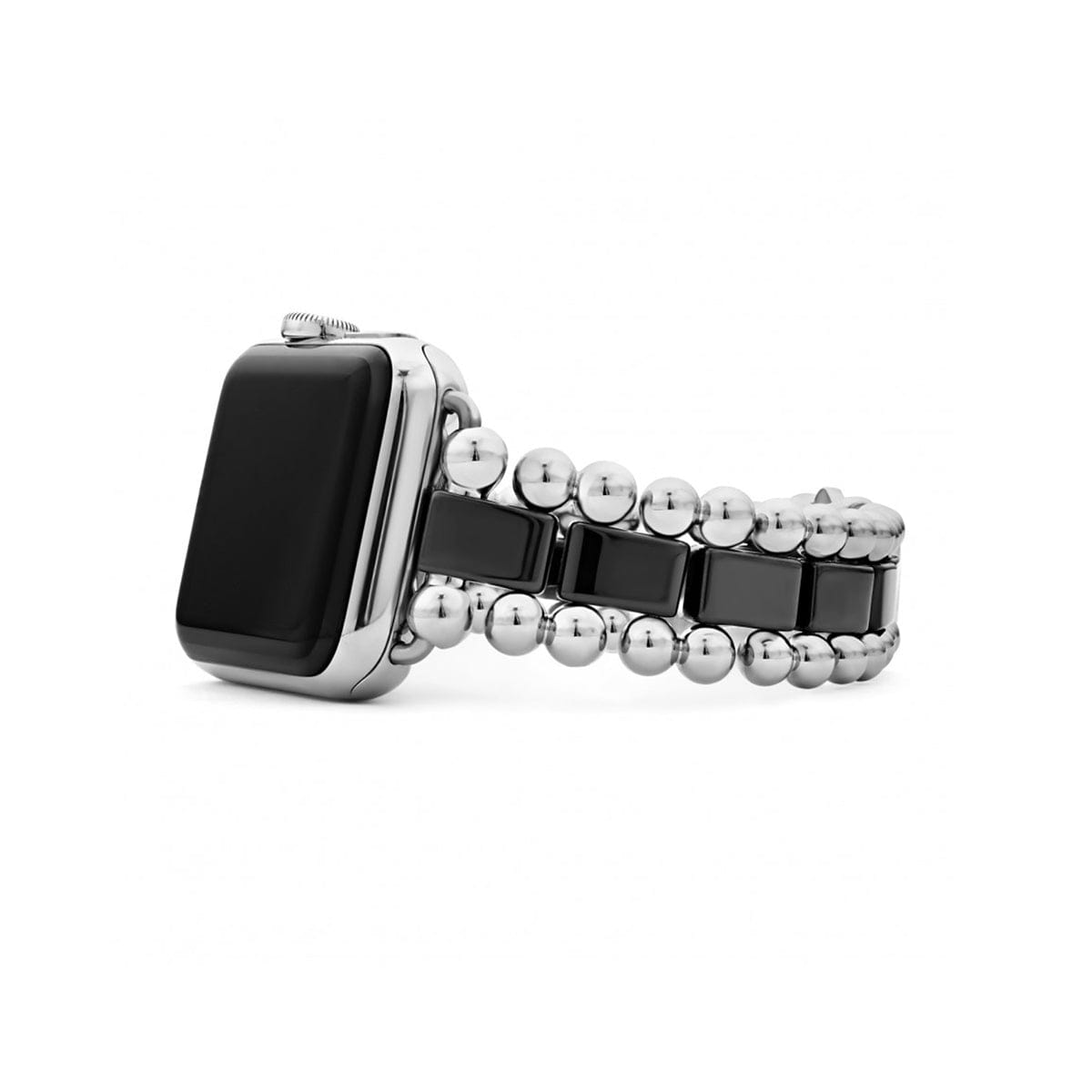 Lagos Smart Caviar Black Ceramic Watch Bracelet, 38 - 44 mm - 12 - 90009 - CB7