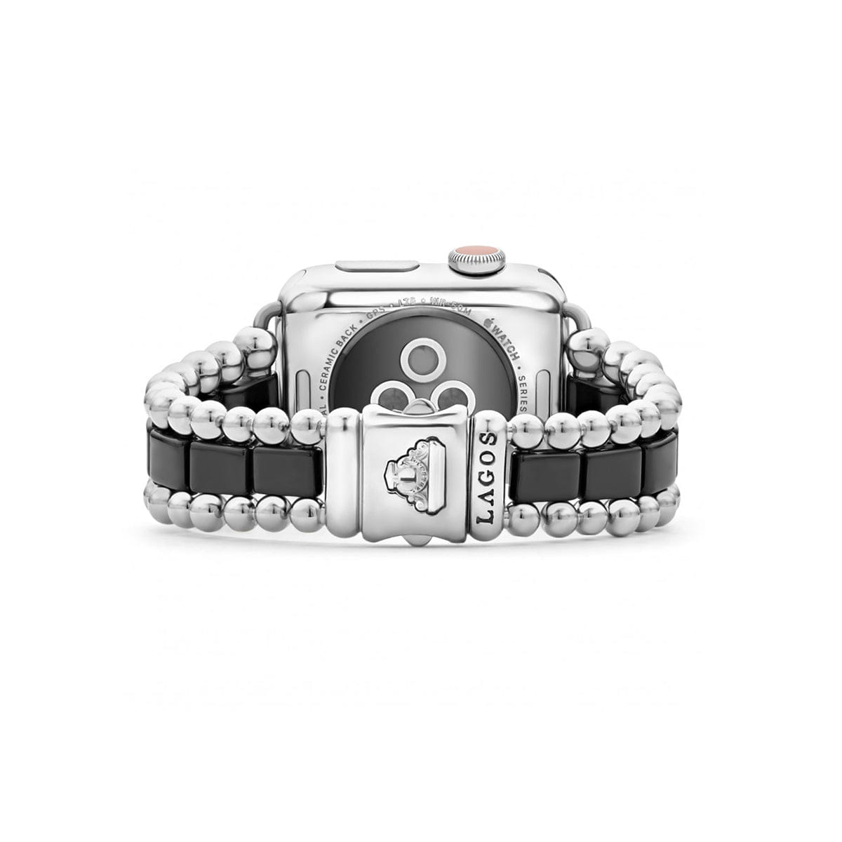 Lagos Smart Caviar Black Ceramic Watch Bracelet, 38 - 44 mm - 12 - 90009 - CB7