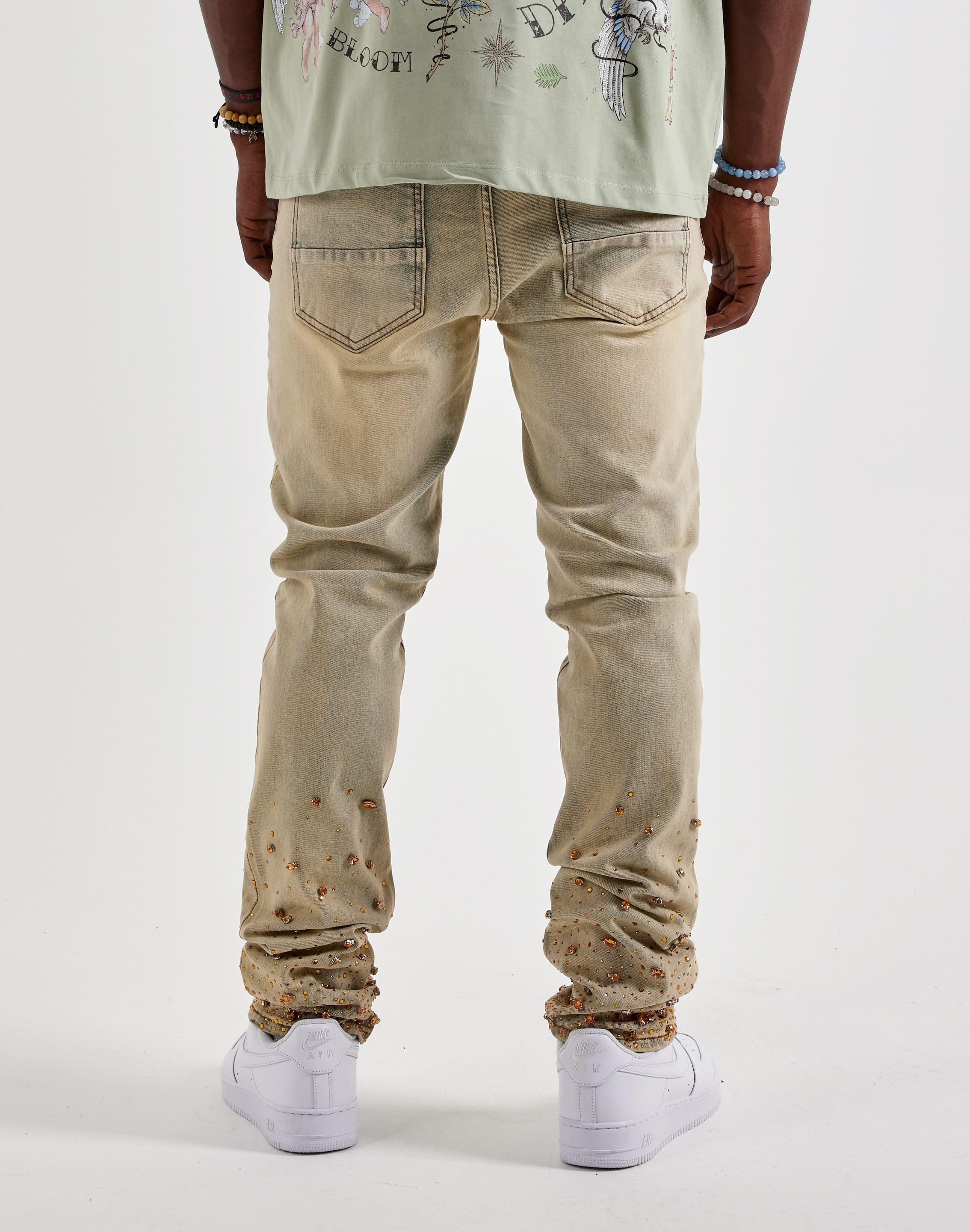 Preme Stacked Gradient Stones Denim Jeans