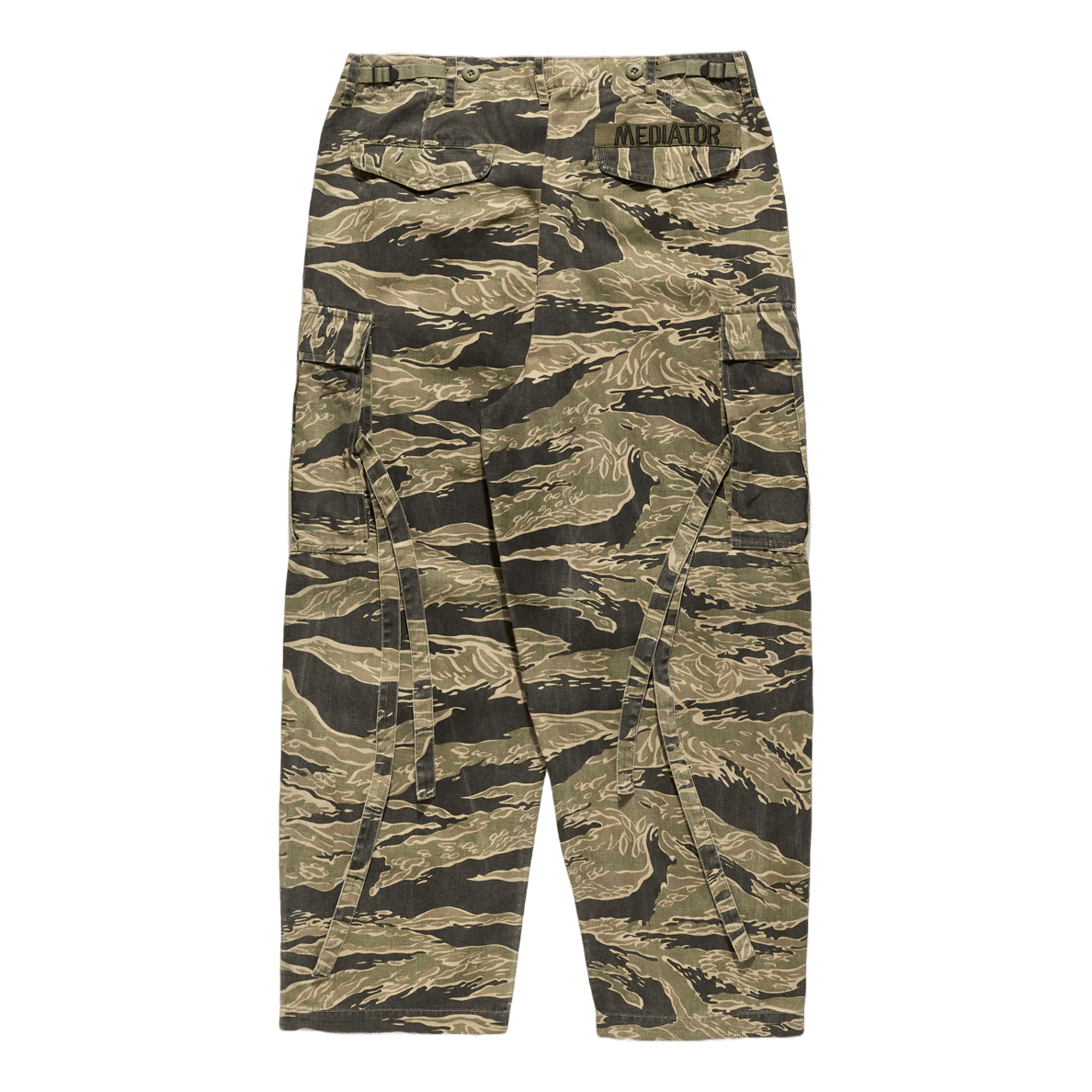 Maharishi Tigerstripe Loose Cargo Pants Mint Gold