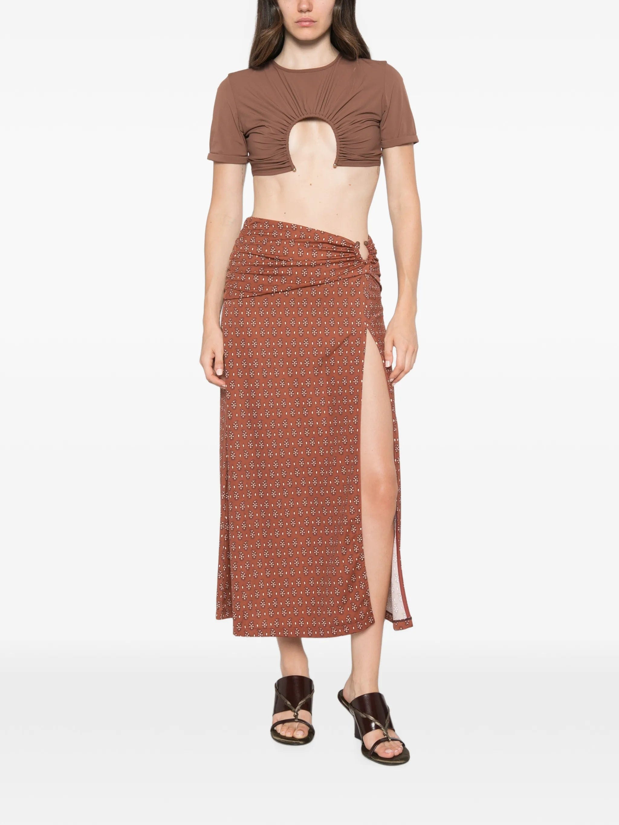 Johanna Ortiz Under The Sun paisley - print skirt