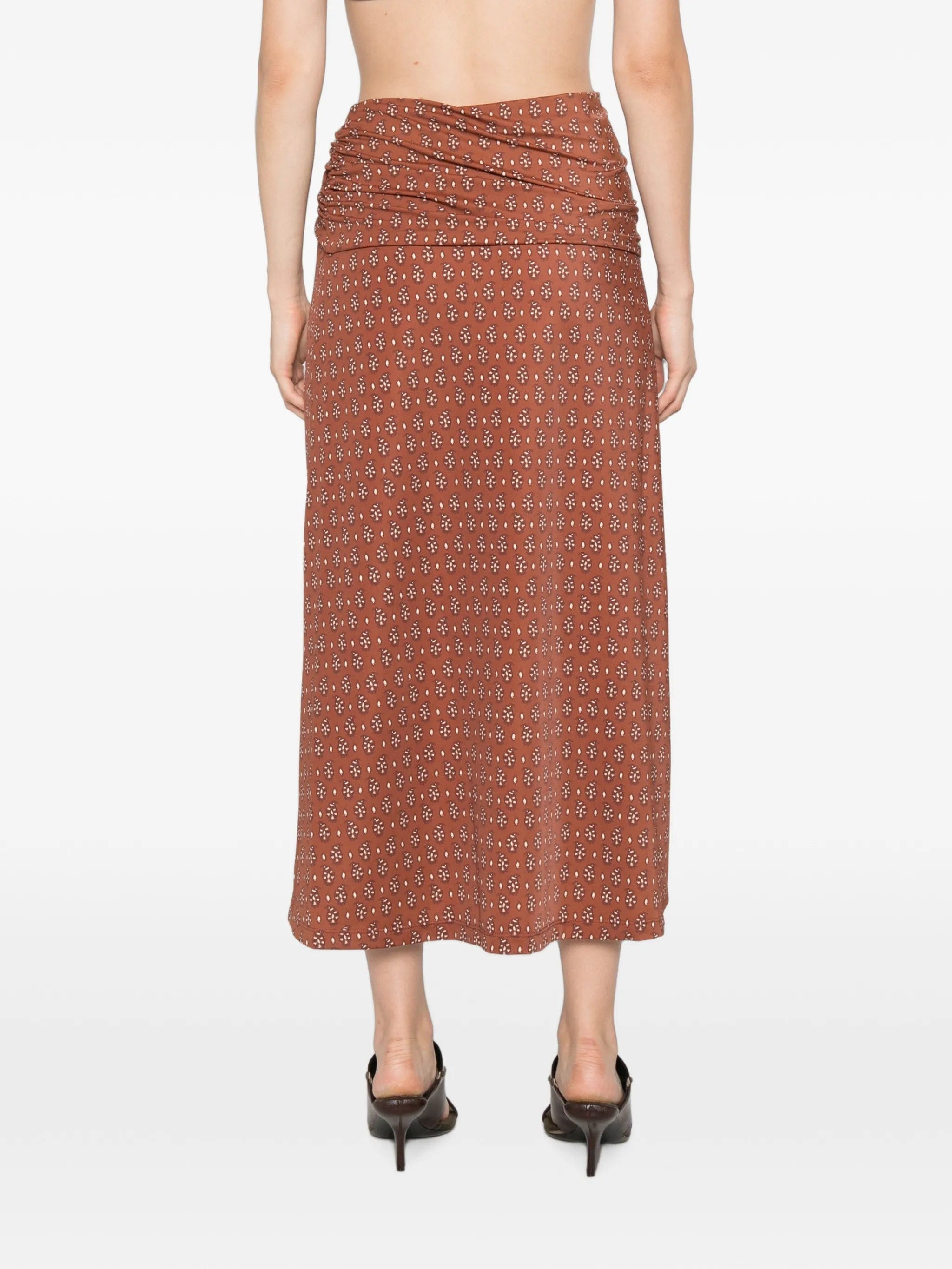 Johanna Ortiz Under The Sun paisley - print skirt