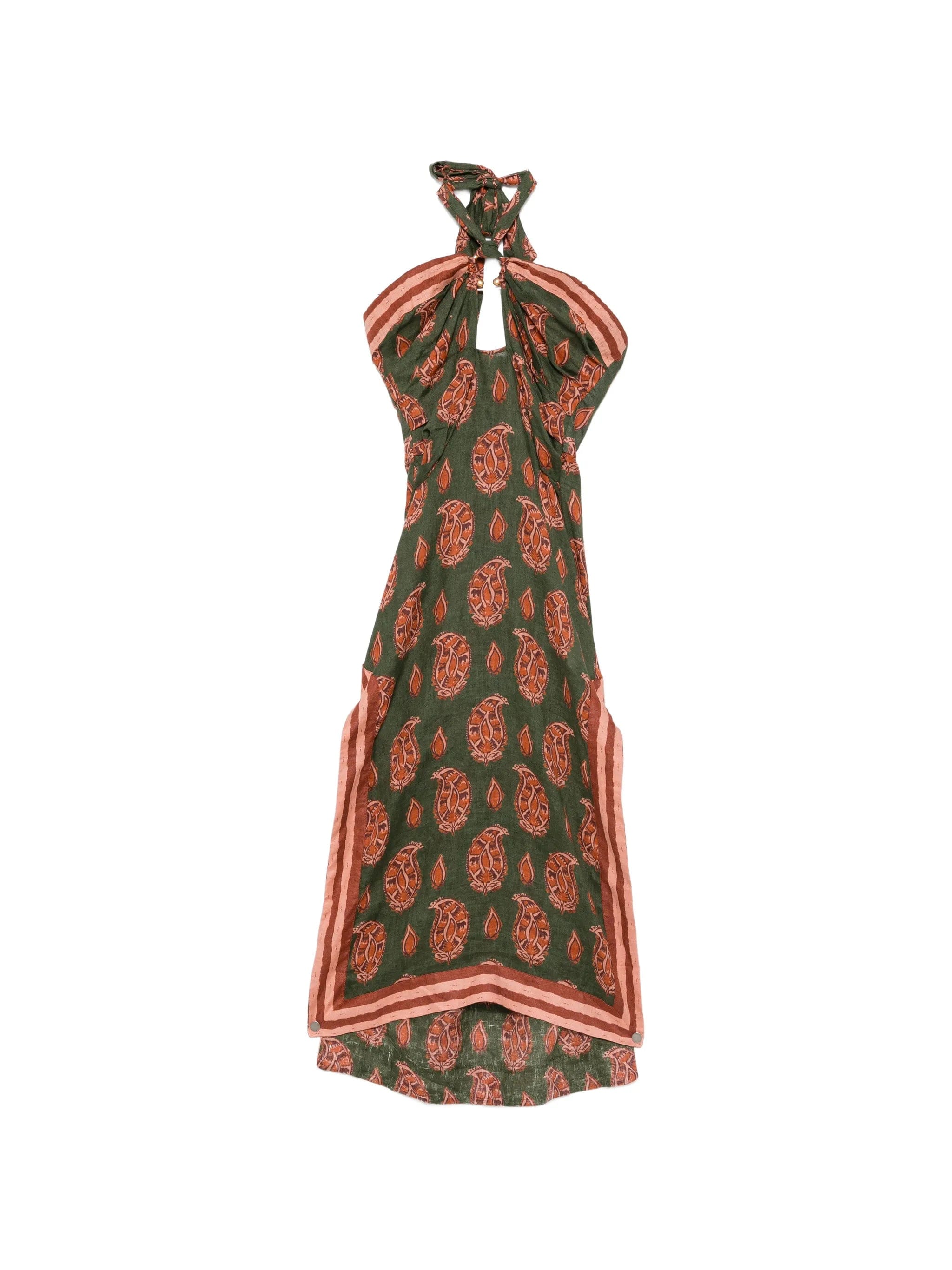 Johanna Ortiz paisley - print cutout dress
