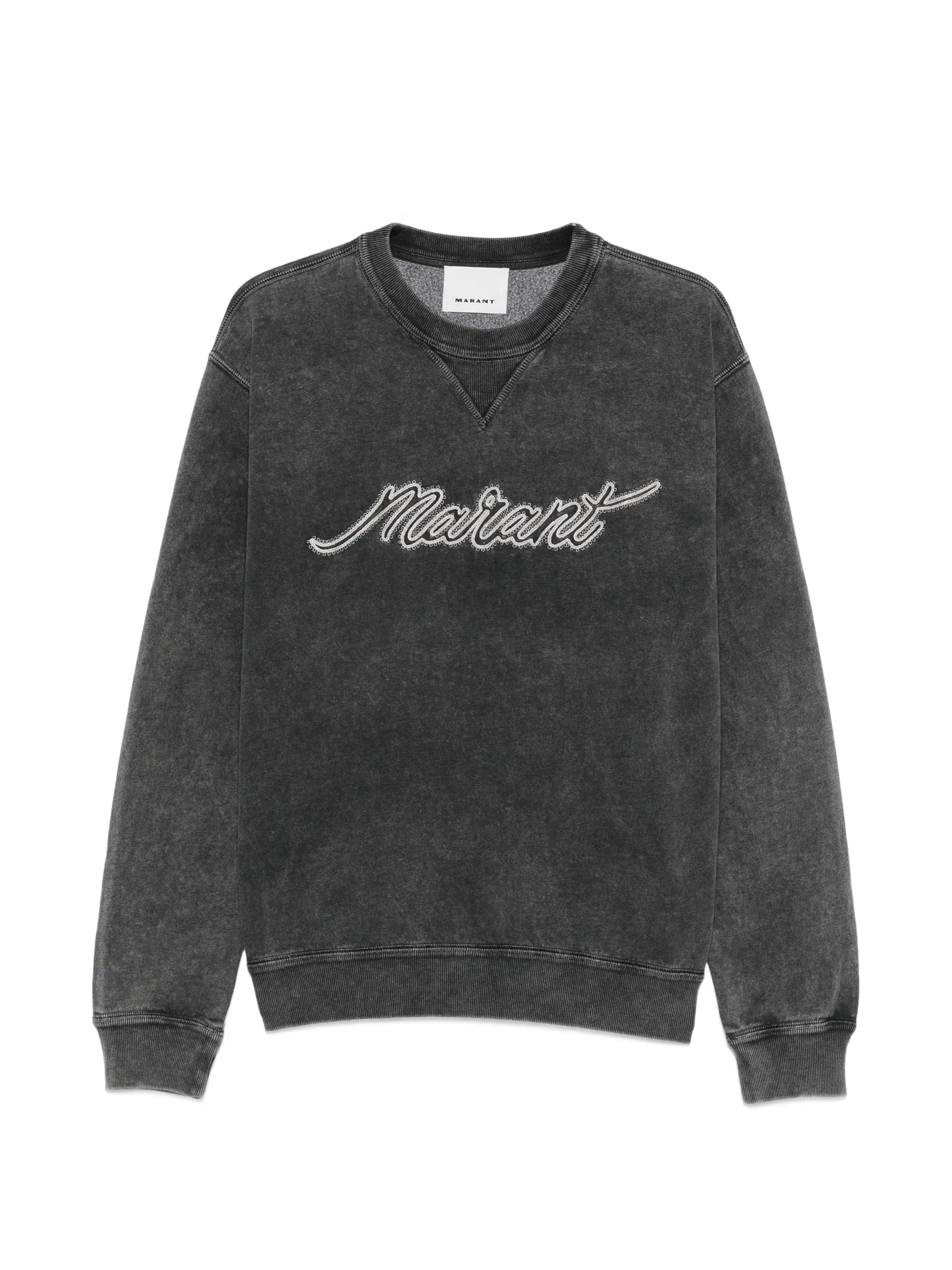Marant logo - embroidered sweatshirt