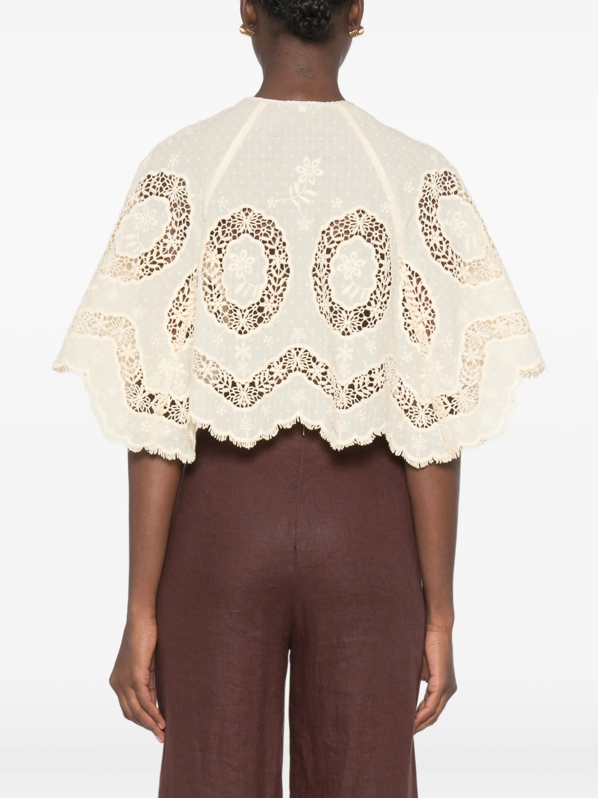 Johanna Ortiz tassel - detail blouse