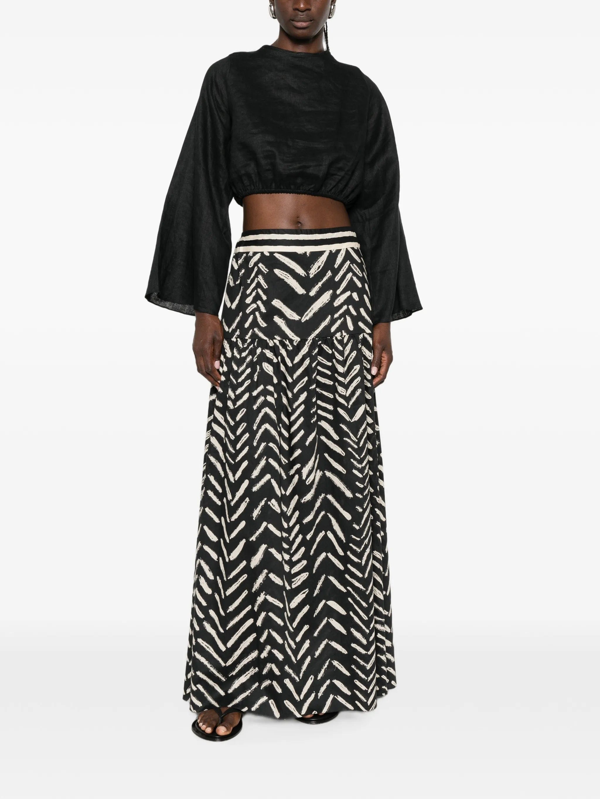 Johanna Ortiz Rituales maxi skirt