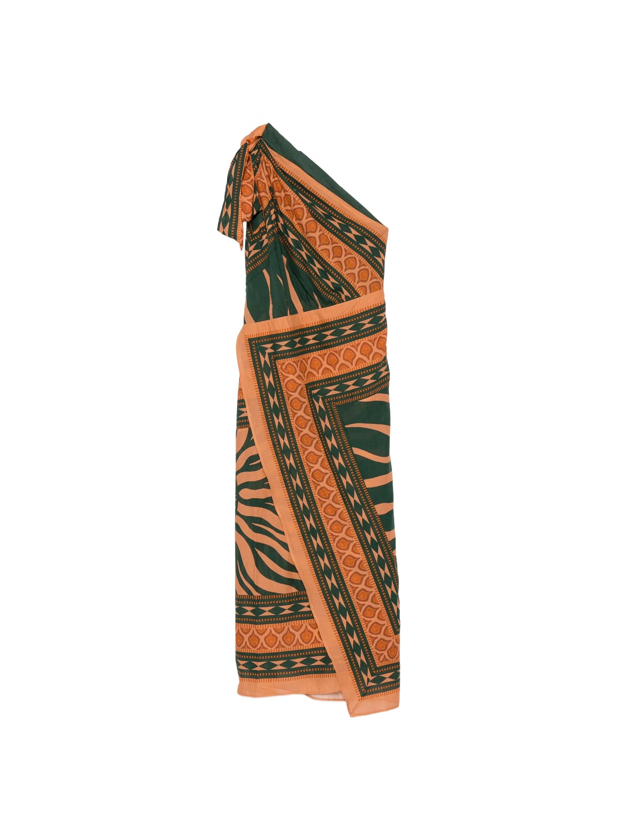Johanna Ortiz Embracing Courage one - shoulder midi dress