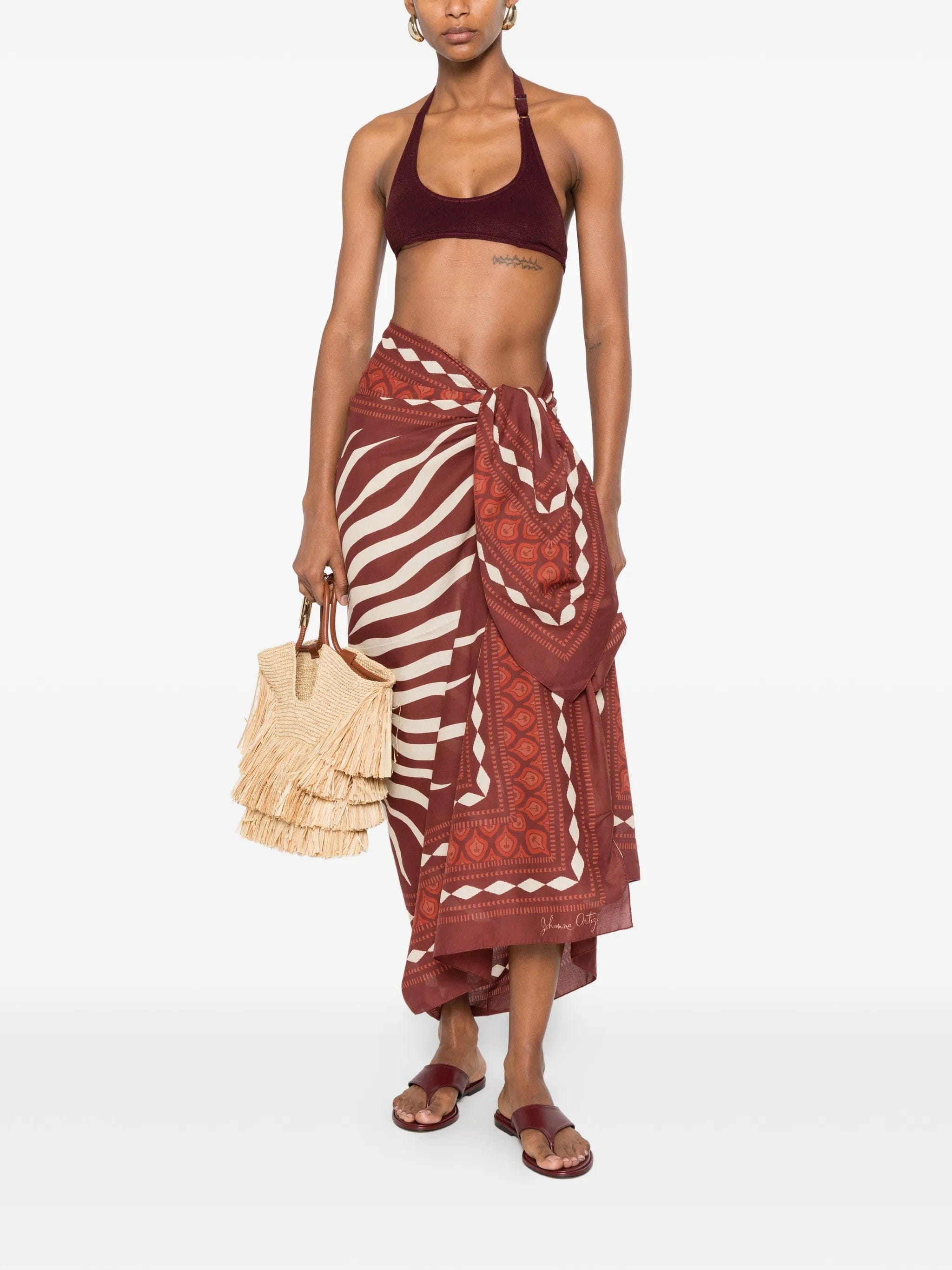 Johanna Ortiz Golden Horizon pareo skirt
