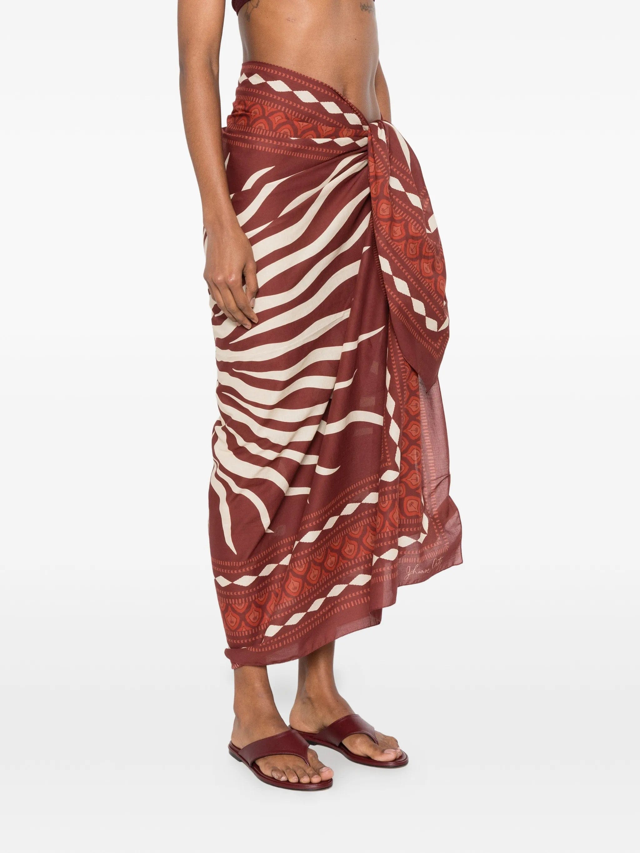 Johanna Ortiz Golden Horizon pareo skirt