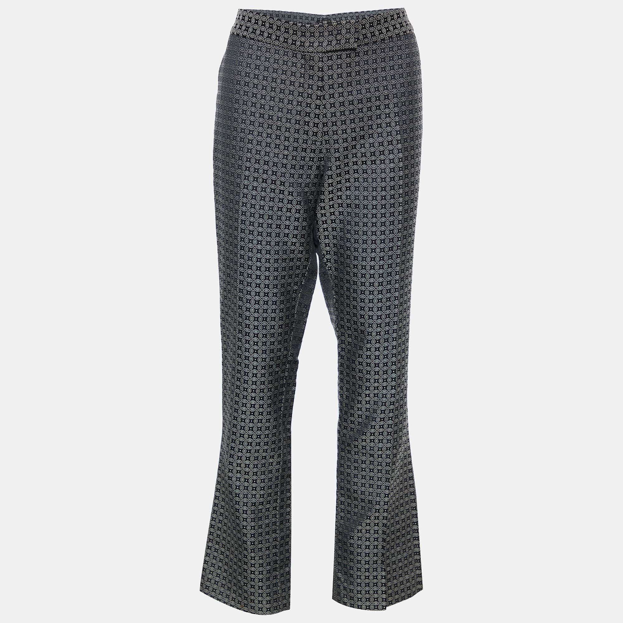 Joseph Black & Green Cravatte Jacquard Duke Trousers