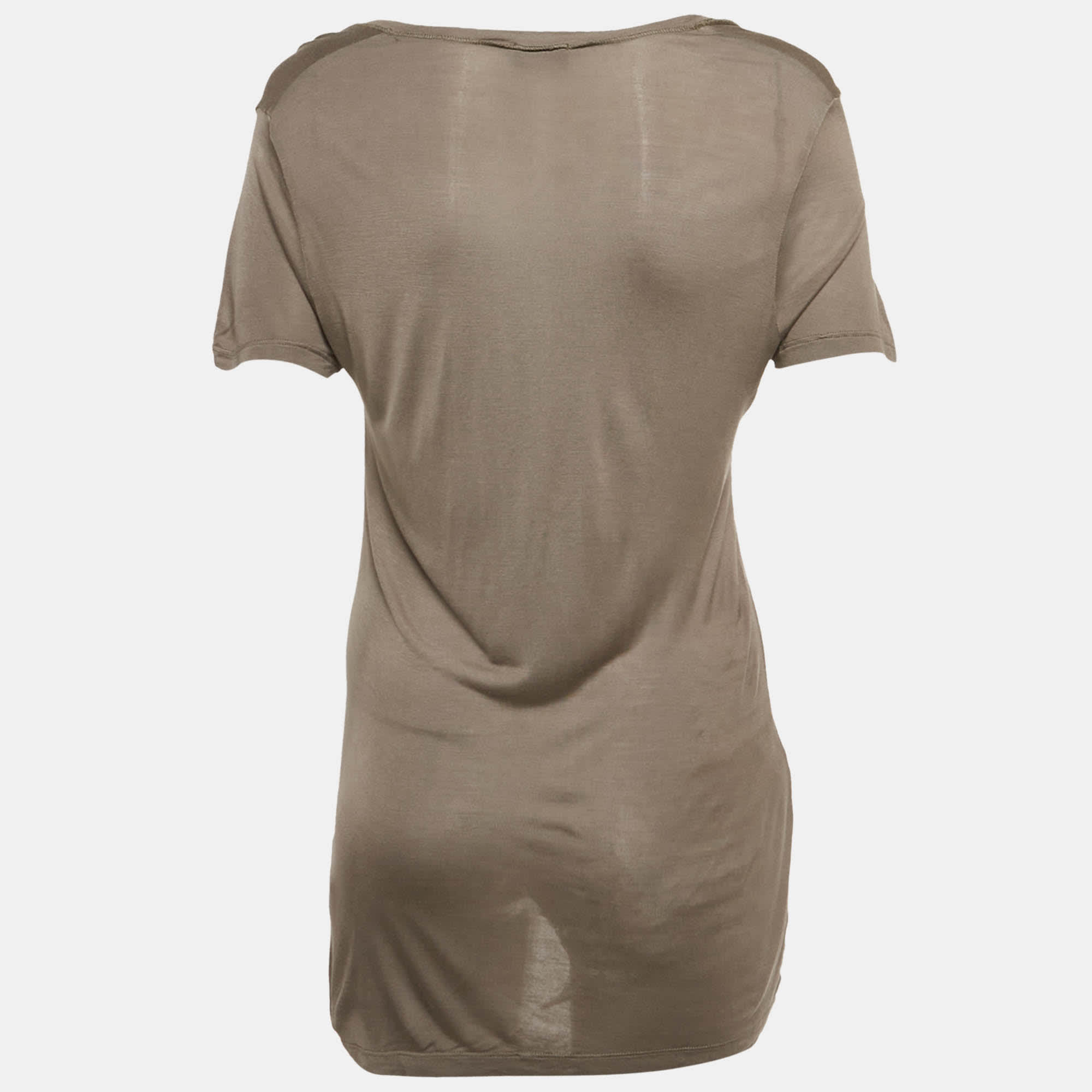 Joseph Grey Jersey Scoop Neck T - Shirt