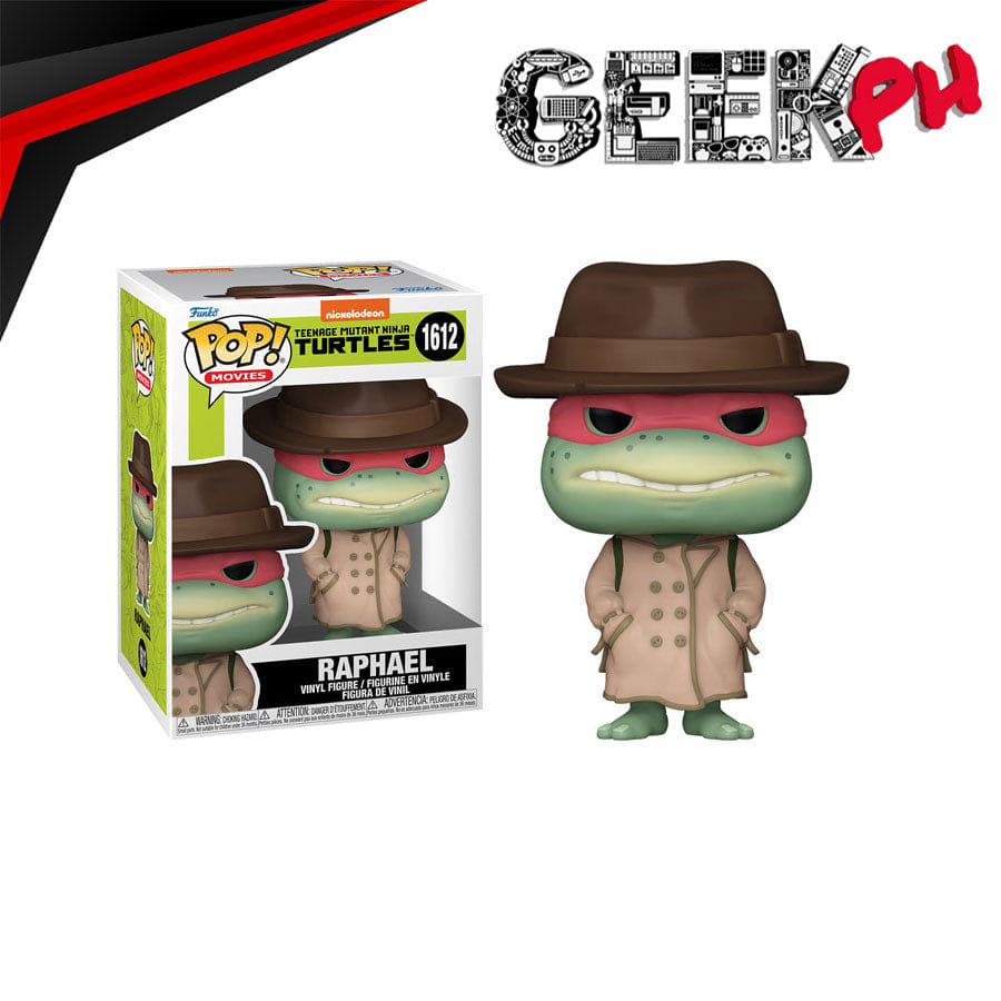Teenage Mutant Ninja Turtles Funko Pop! Movies: Teenage Mutant Ninja Turtles (1990) - Raphael in Trench Coat #1612 sold by Geek PH