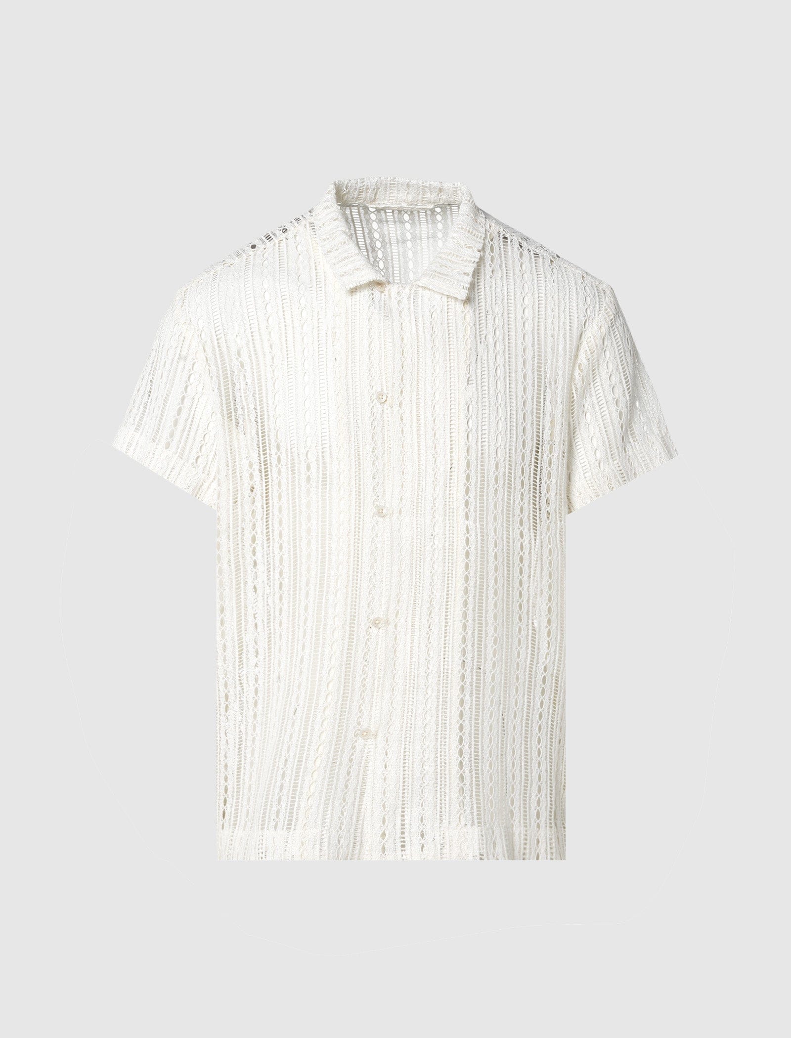BODE MEANDERING LACE SHIRT