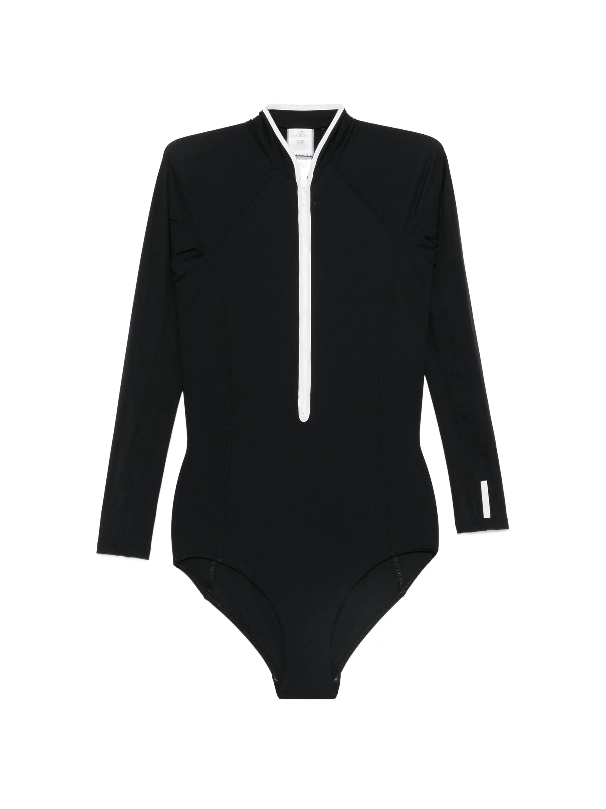 Hunza G Tyra long - sleeve swimsuit