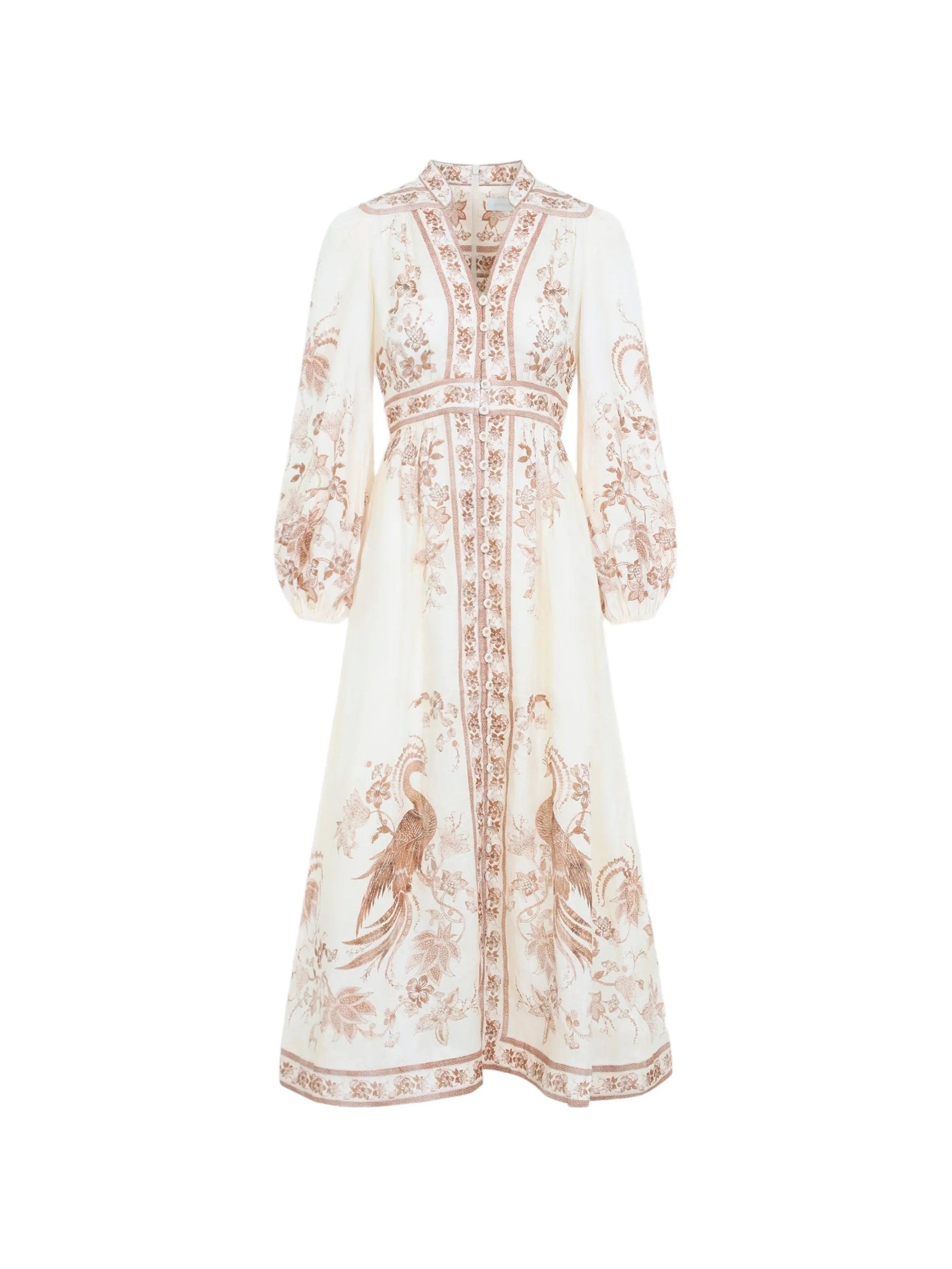 Zimmermann Indra floral - print midi dress