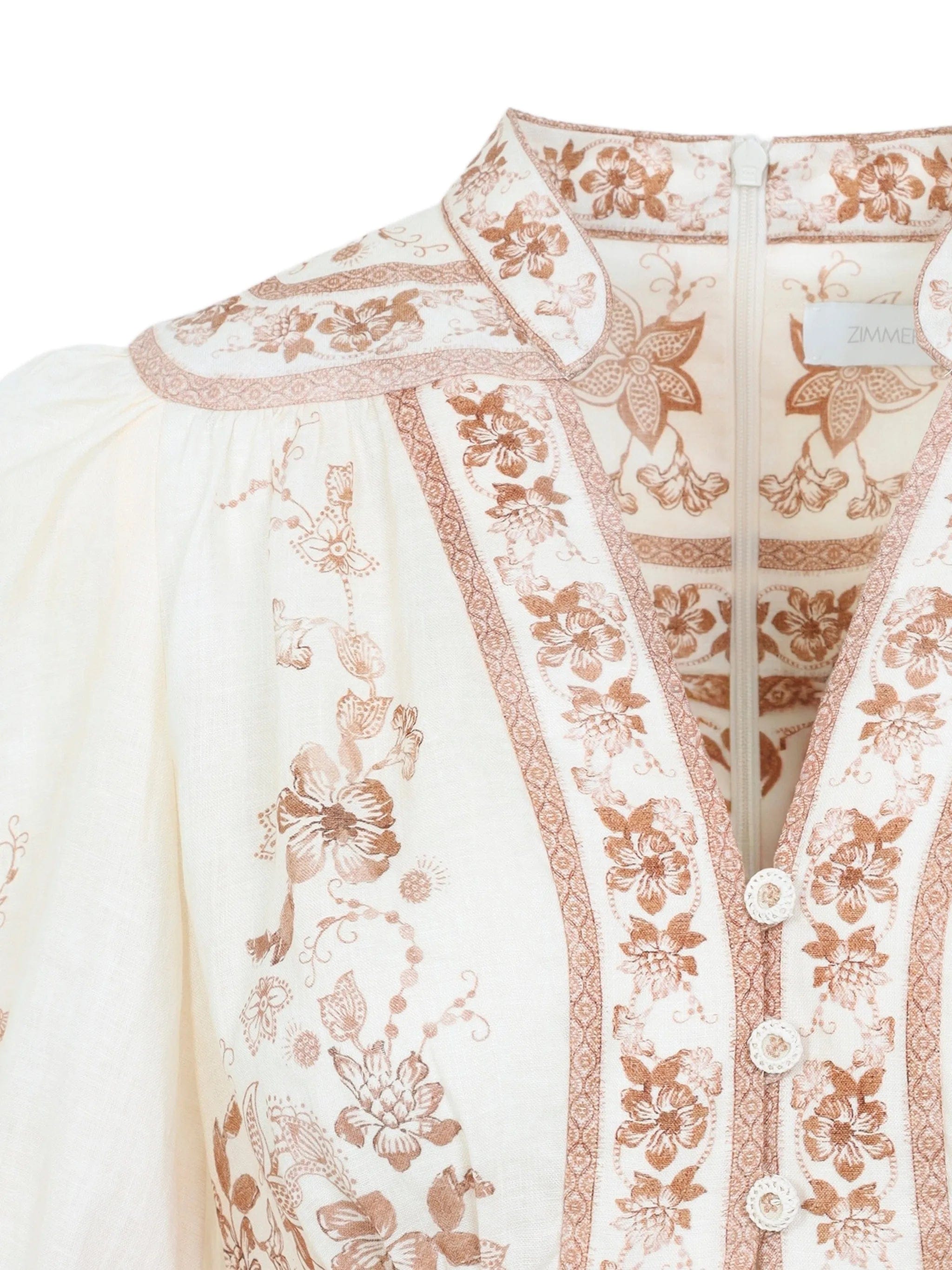 Zimmermann Indra floral - print midi dress