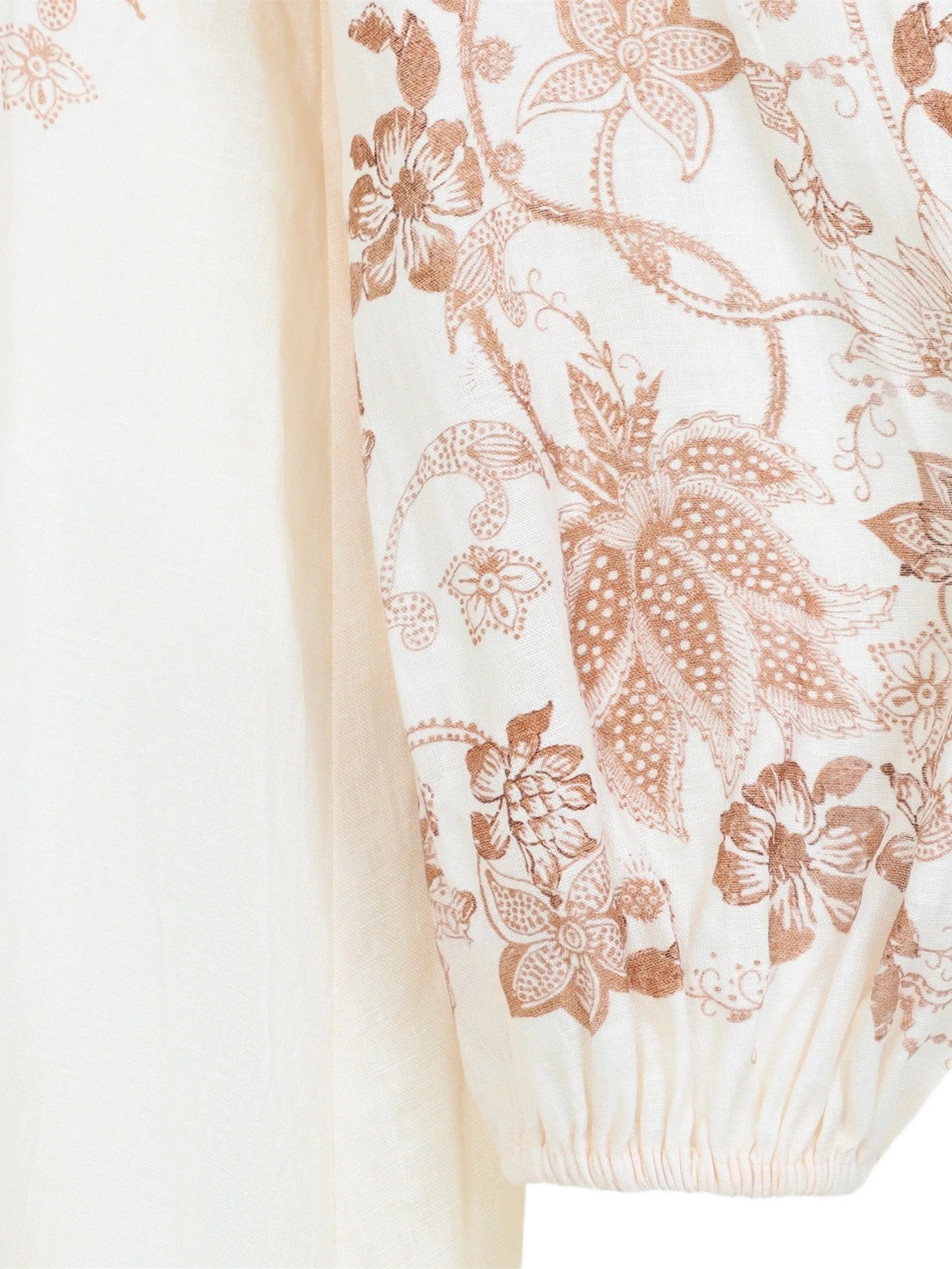 Zimmermann Indra floral - print midi dress