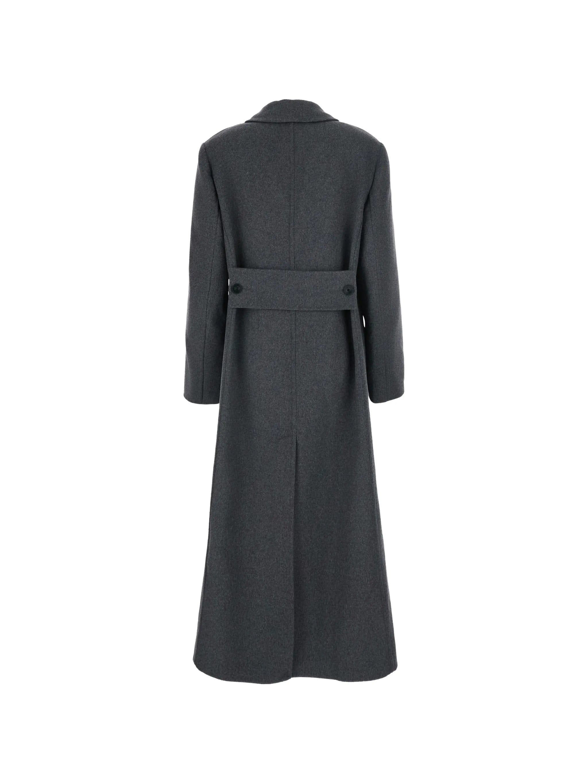 Victoria Beckham double - breasted peaked - lapel coat