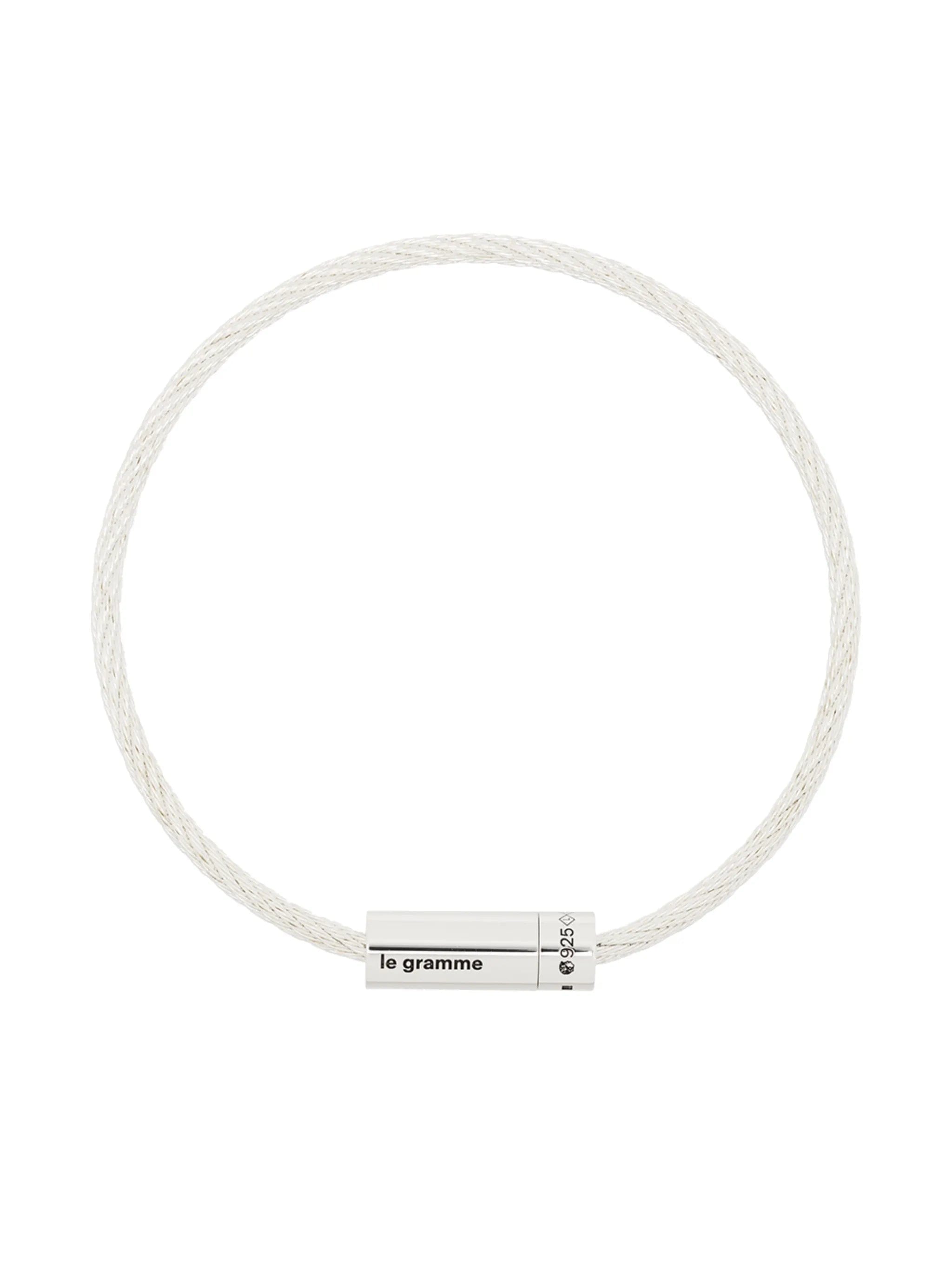 Le Gramme Le 9 g polished cable bracelet