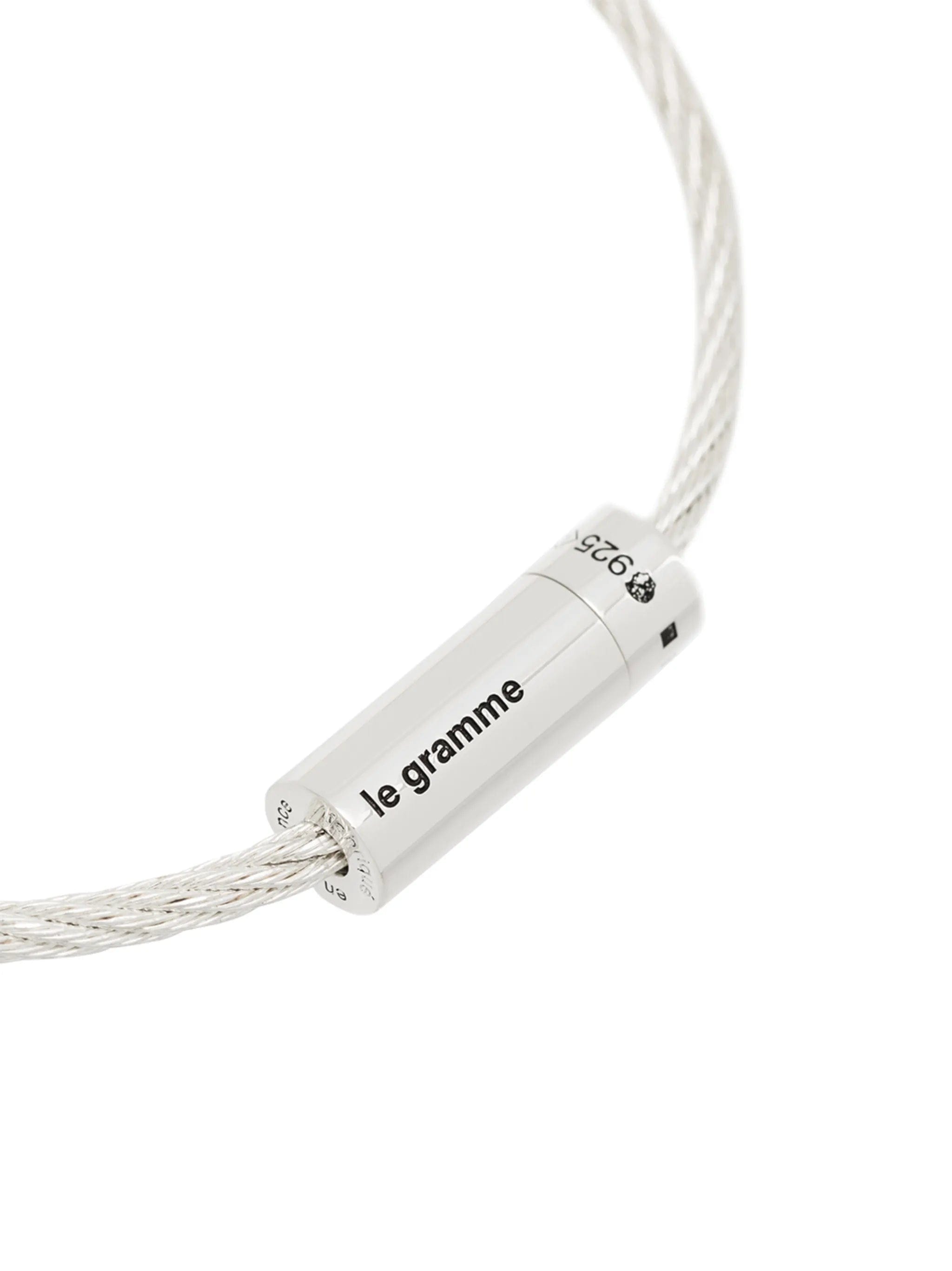 Le Gramme Le 9 g polished cable bracelet