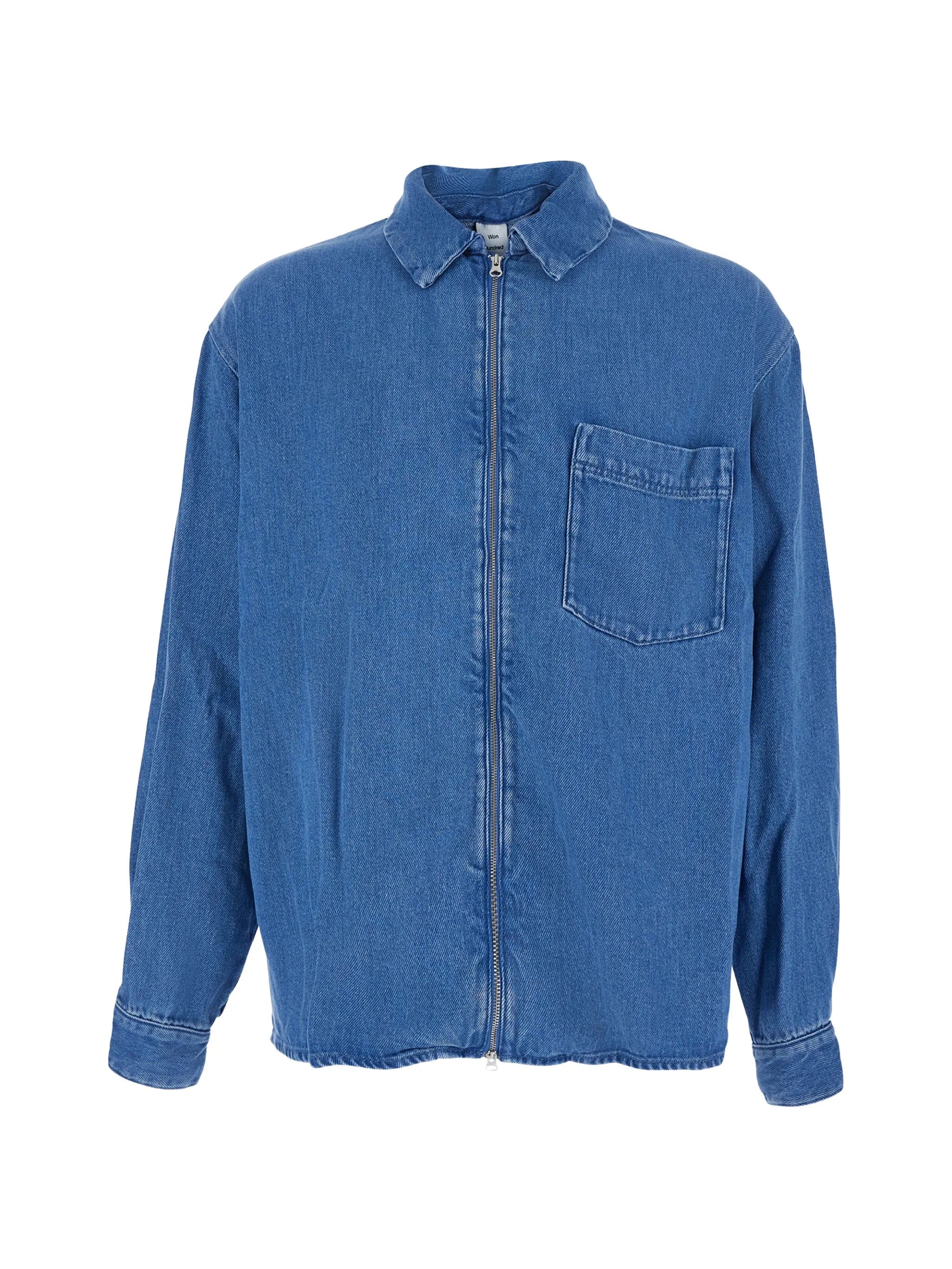 Won Hundred Zayne pocket zip shirt